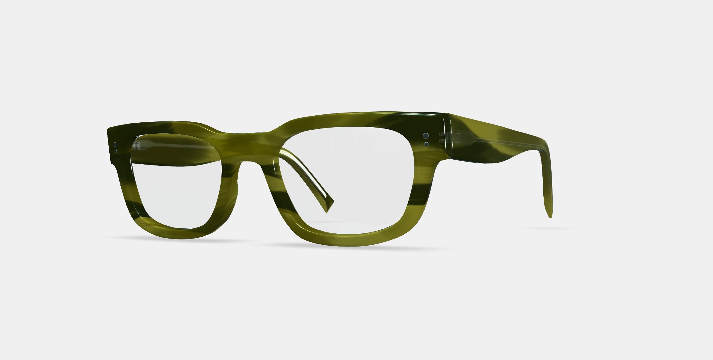 Herman Eyeglasses in Striped Artichoke 3D model_13