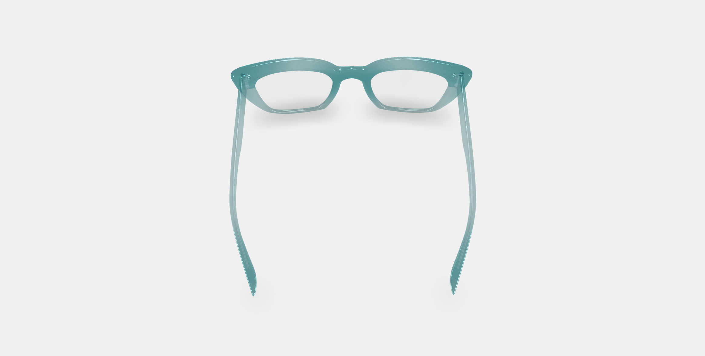 Lorena Eyeglasses in Viridian 3D model_2