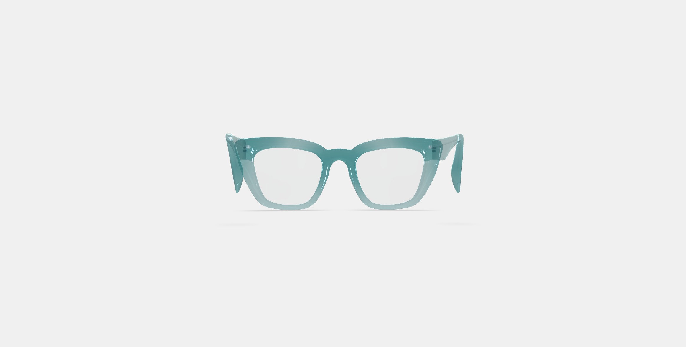 Lorena Eyeglasses in Viridian 3D model_14