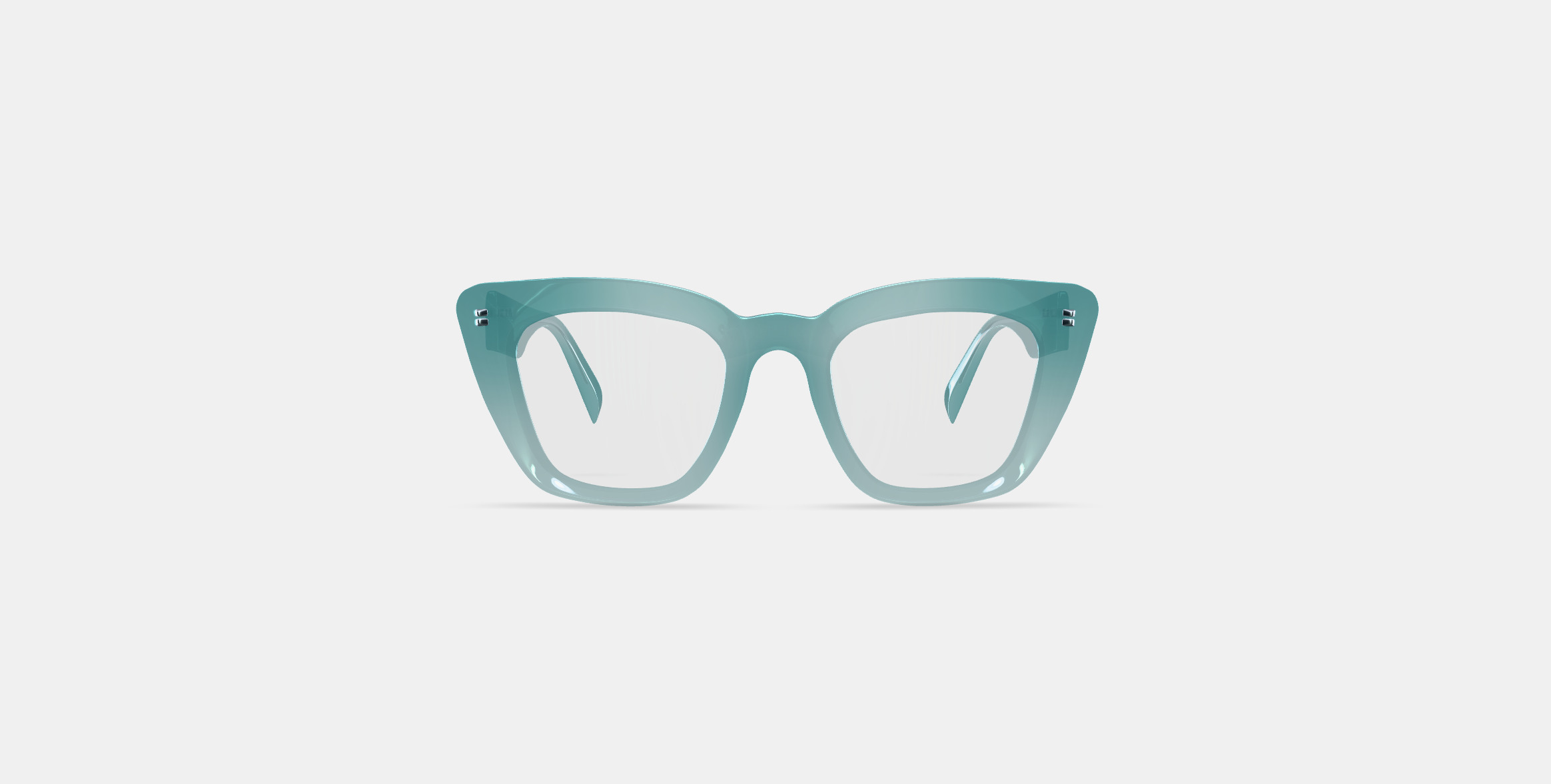 Lorena Eyeglasses in Viridian 3D model_10