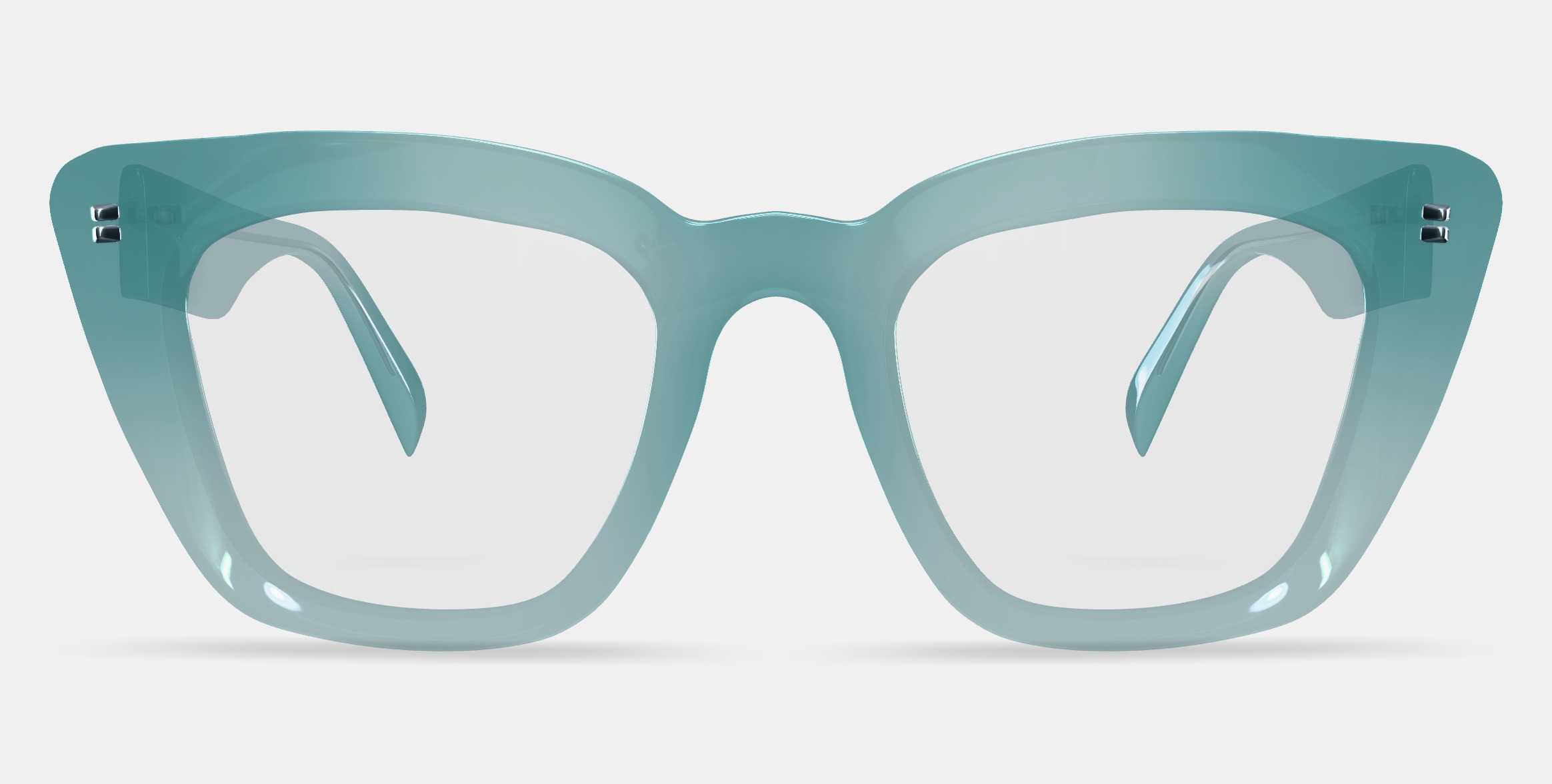Lorena Eyeglasses in Viridian 3D model_11