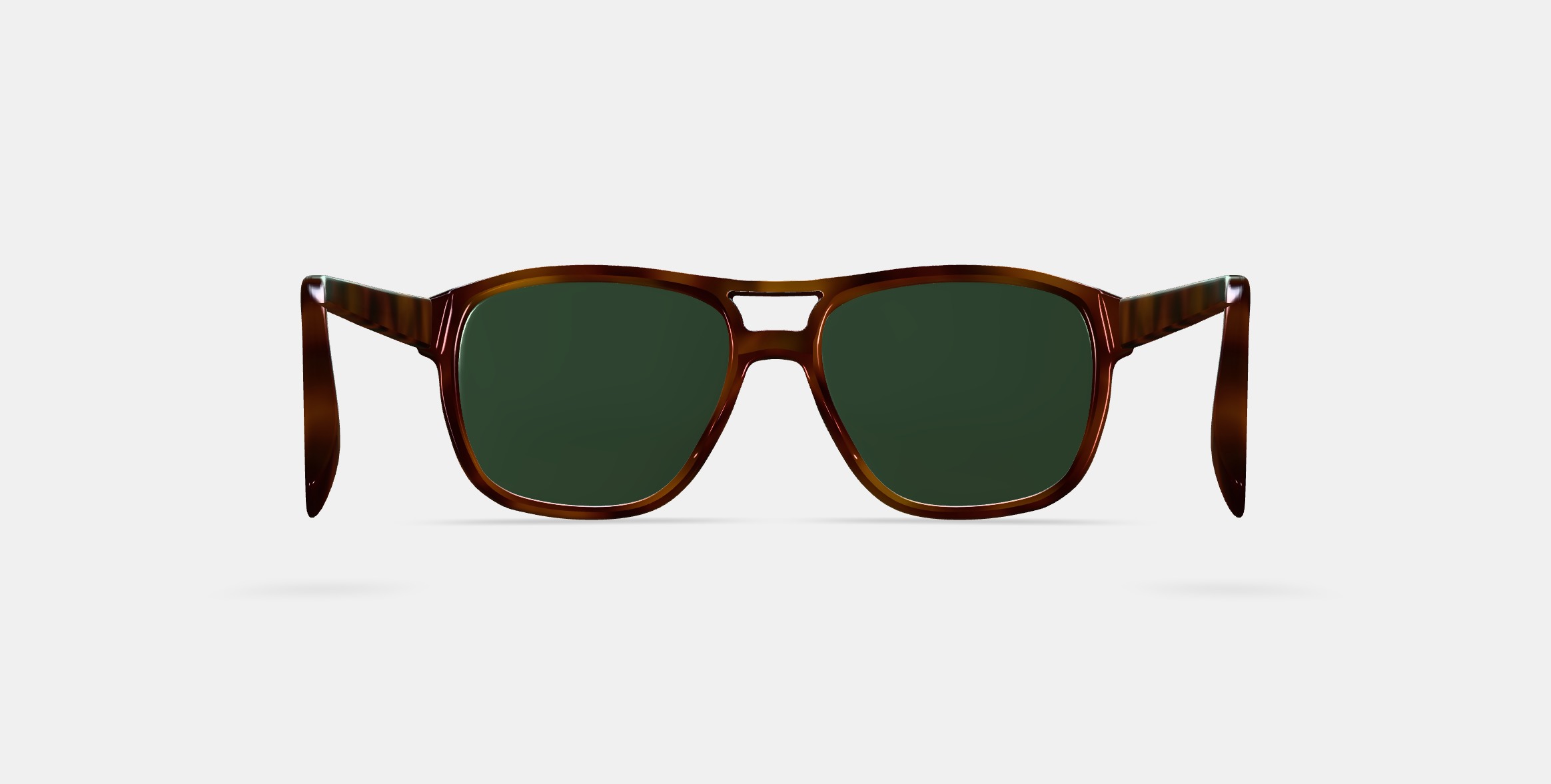 Ortega Sunglasses in Peppercorn Tortoise 3D model_15