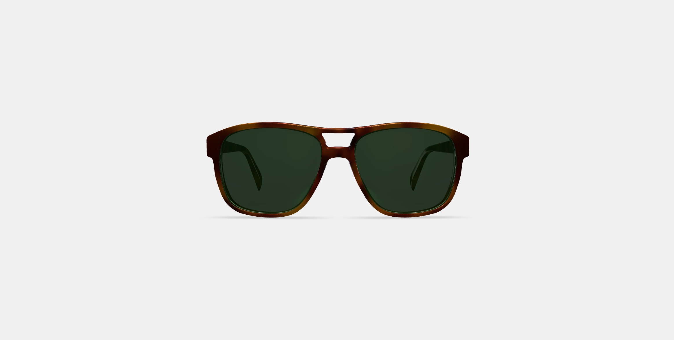 Ortega Sunglasses in Peppercorn Tortoise 3D model_10