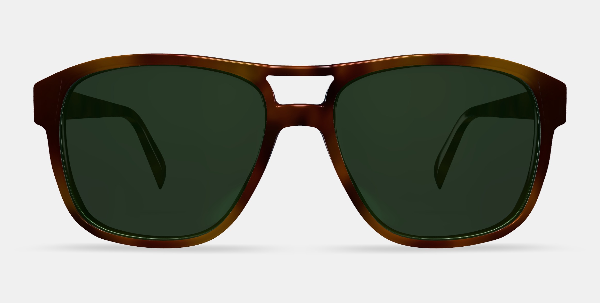 Ortega Sunglasses in Peppercorn Tortoise 3D model_11