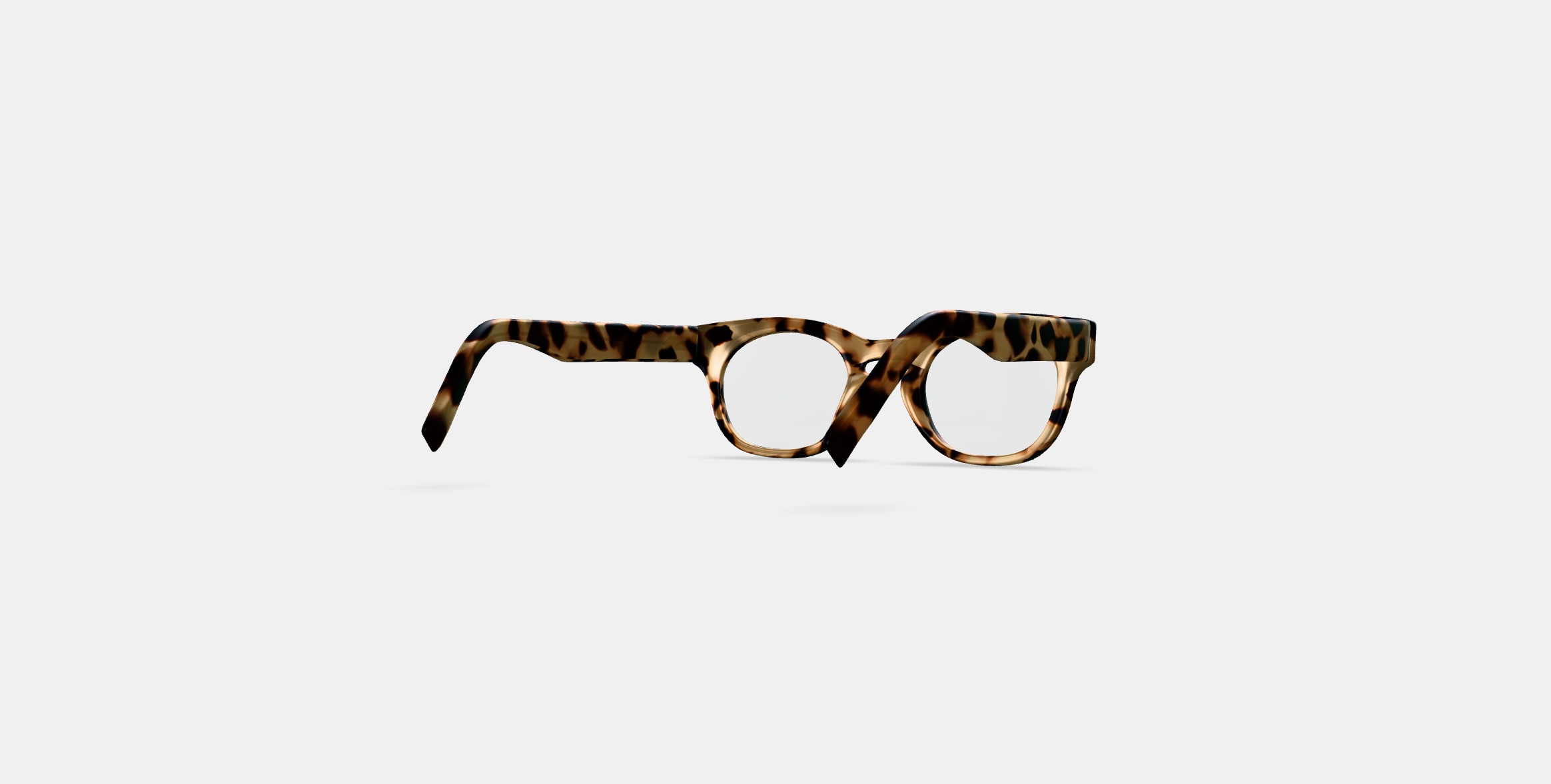 Kimball Eyeglasses in Marzipan Tortoise 3D model_3