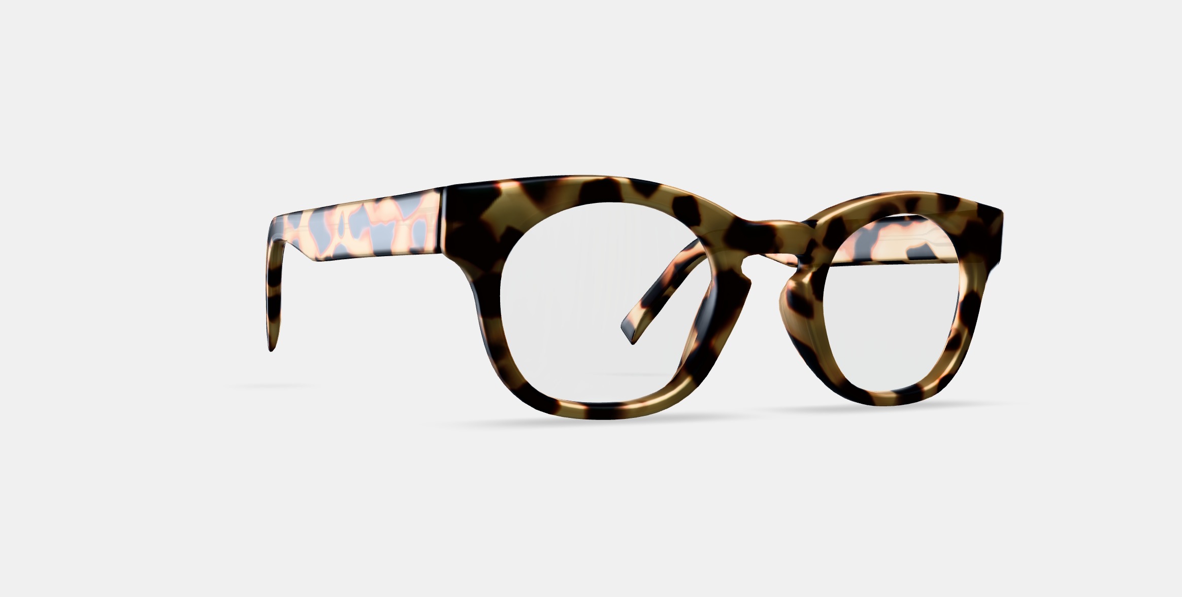 Kimball Eyeglasses in Marzipan Tortoise 3D model_9