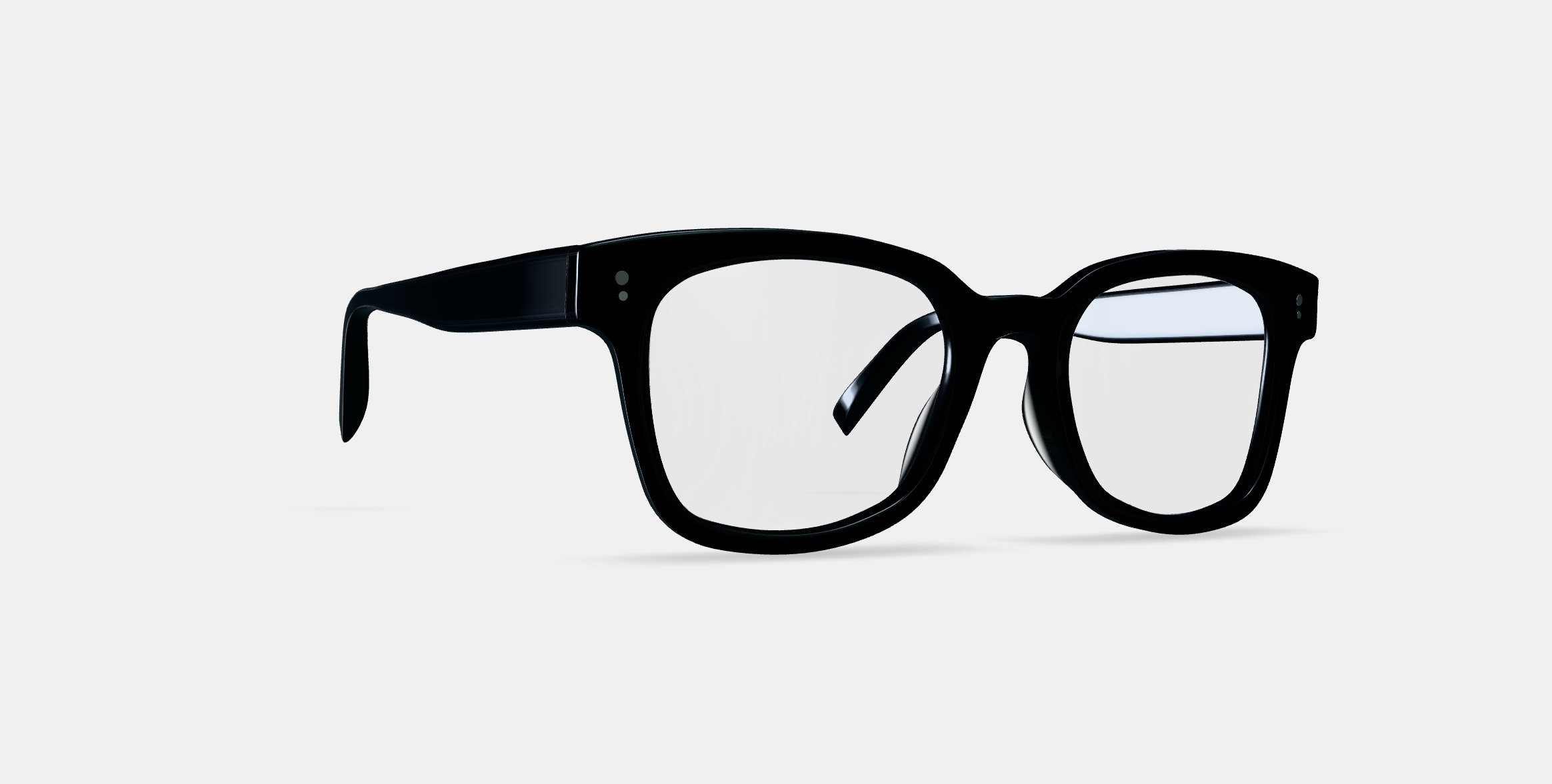 Drew Eyeglasses in Jet Black 3D model_9