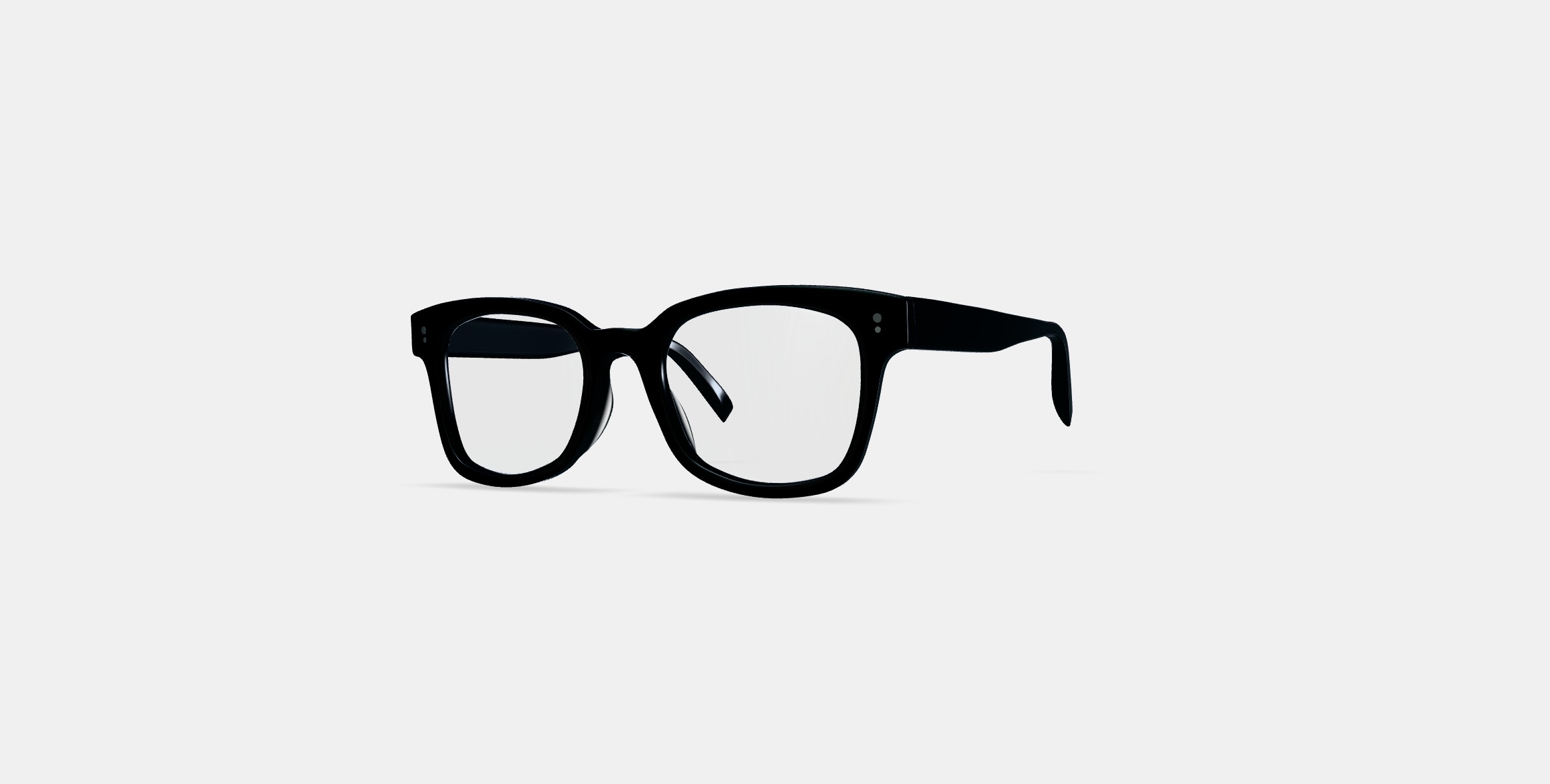 Drew Eyeglasses in Jet Black 3D model_12