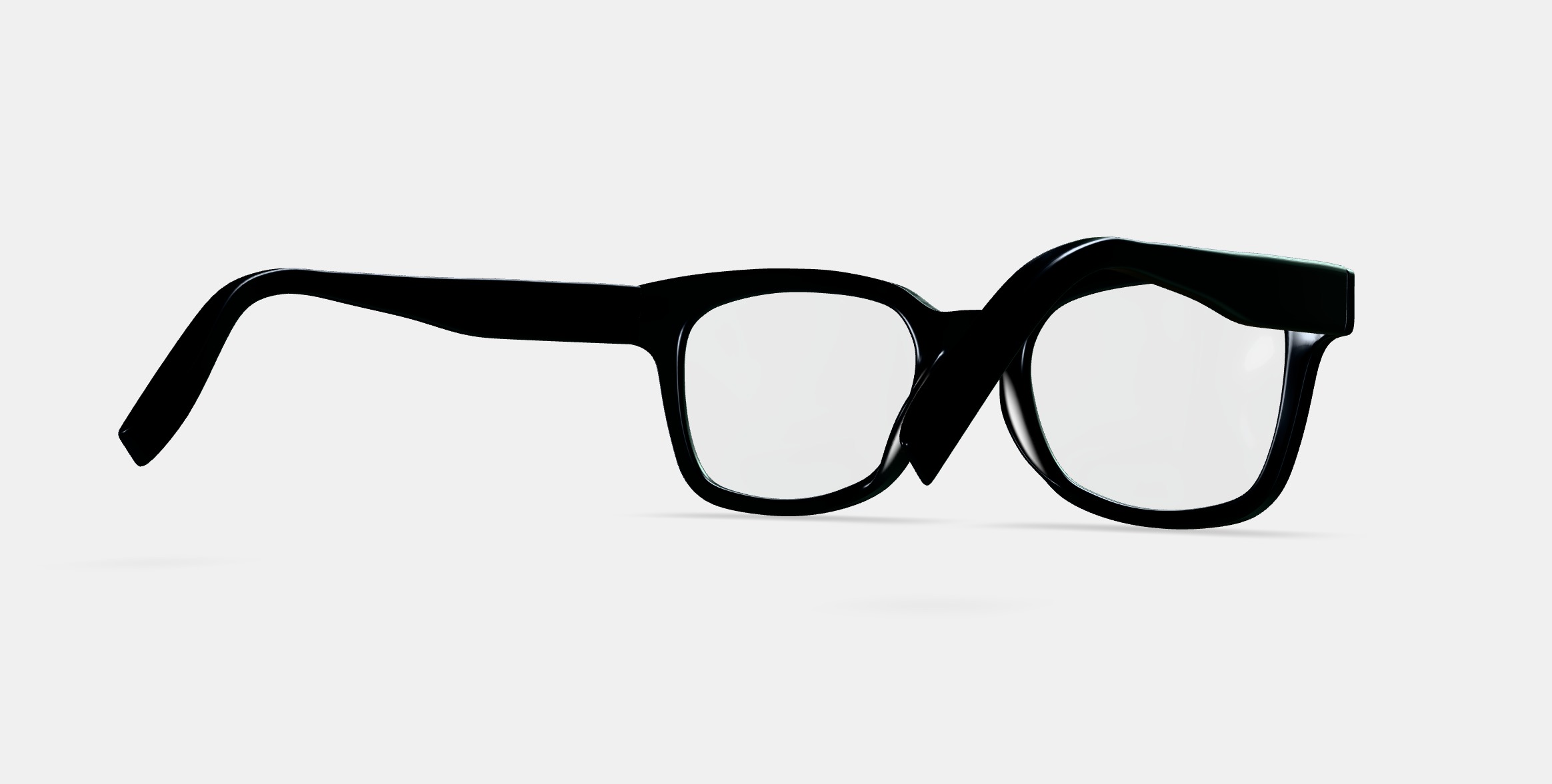 Drew Eyeglasses in Jet Black 3D model_6