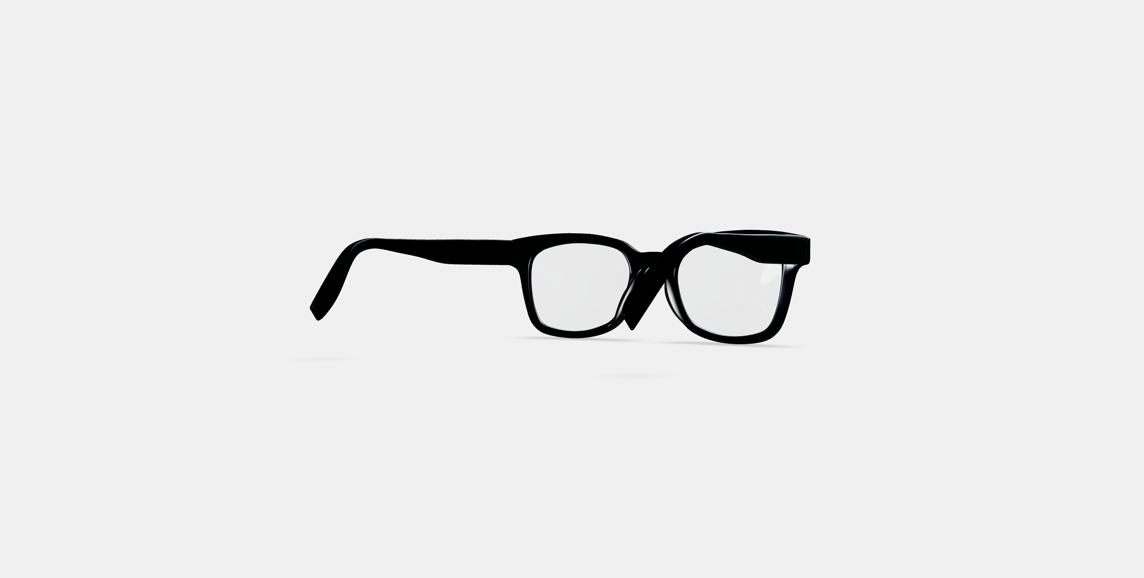Drew Eyeglasses in Jet Black 3D model_4