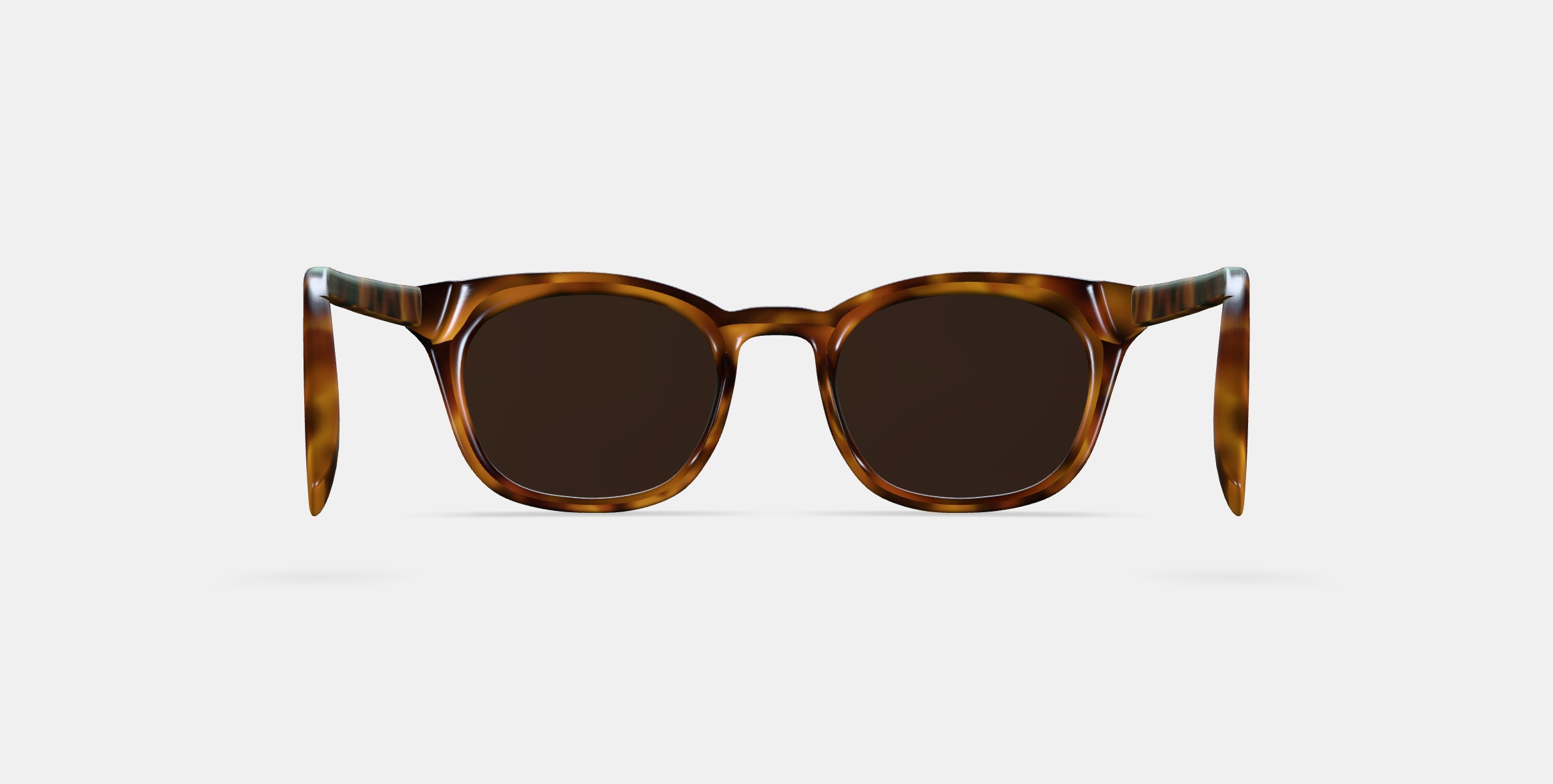 Newman Sunglasses in Woodgrain Tortoise 3D model_15