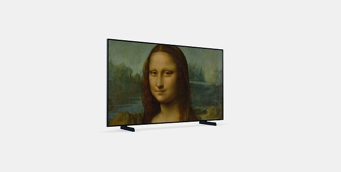 50-inch The Frame TV Art Mode 4K resolution 3D model