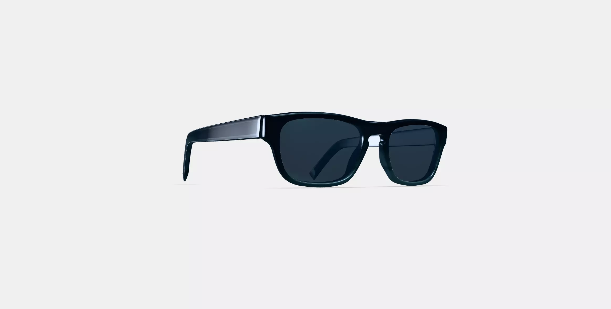 Roosevelt Sunglasses in Striped Pacific 3D model_0