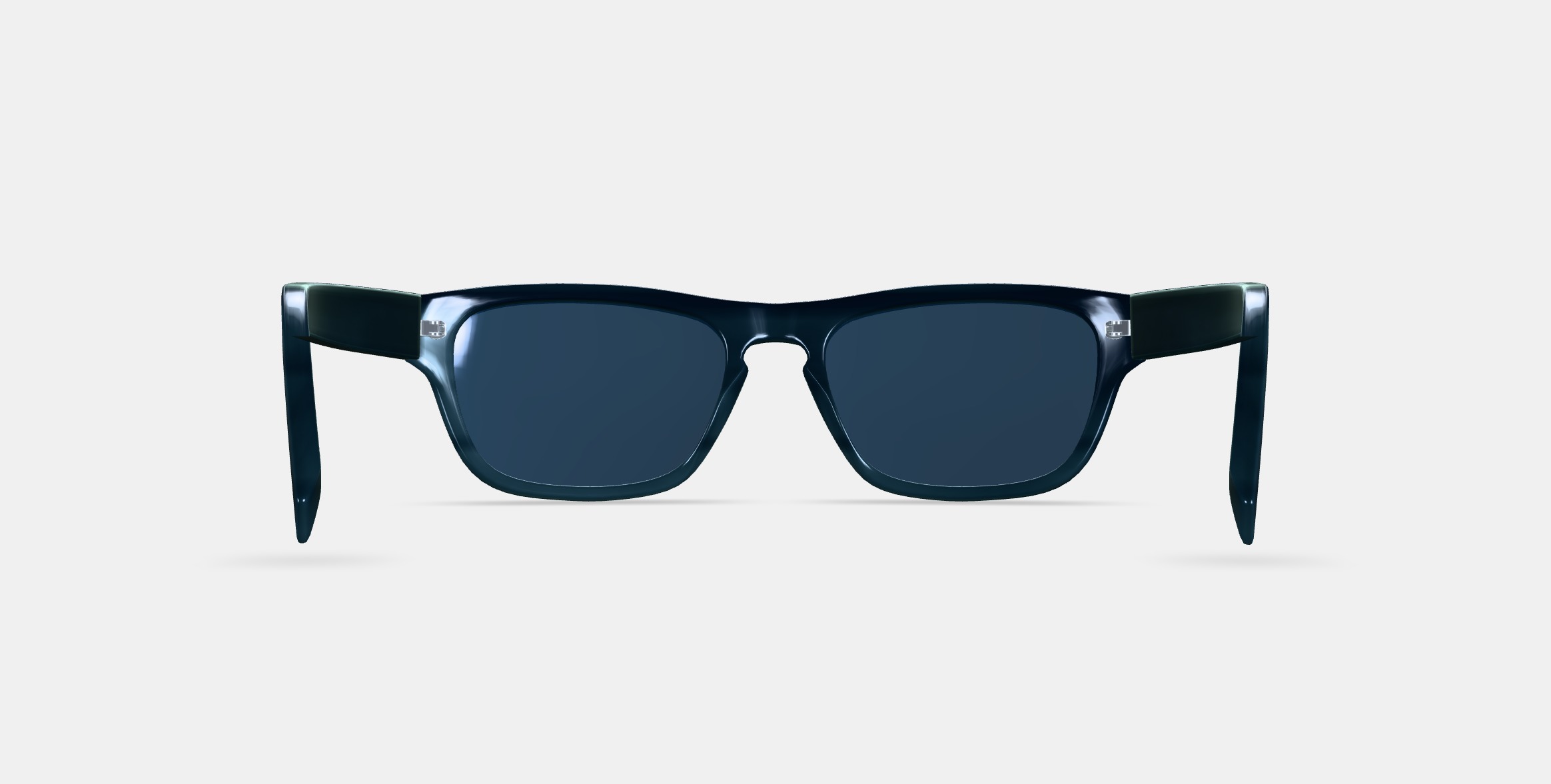 Roosevelt Sunglasses in Striped Pacific 3D model_15