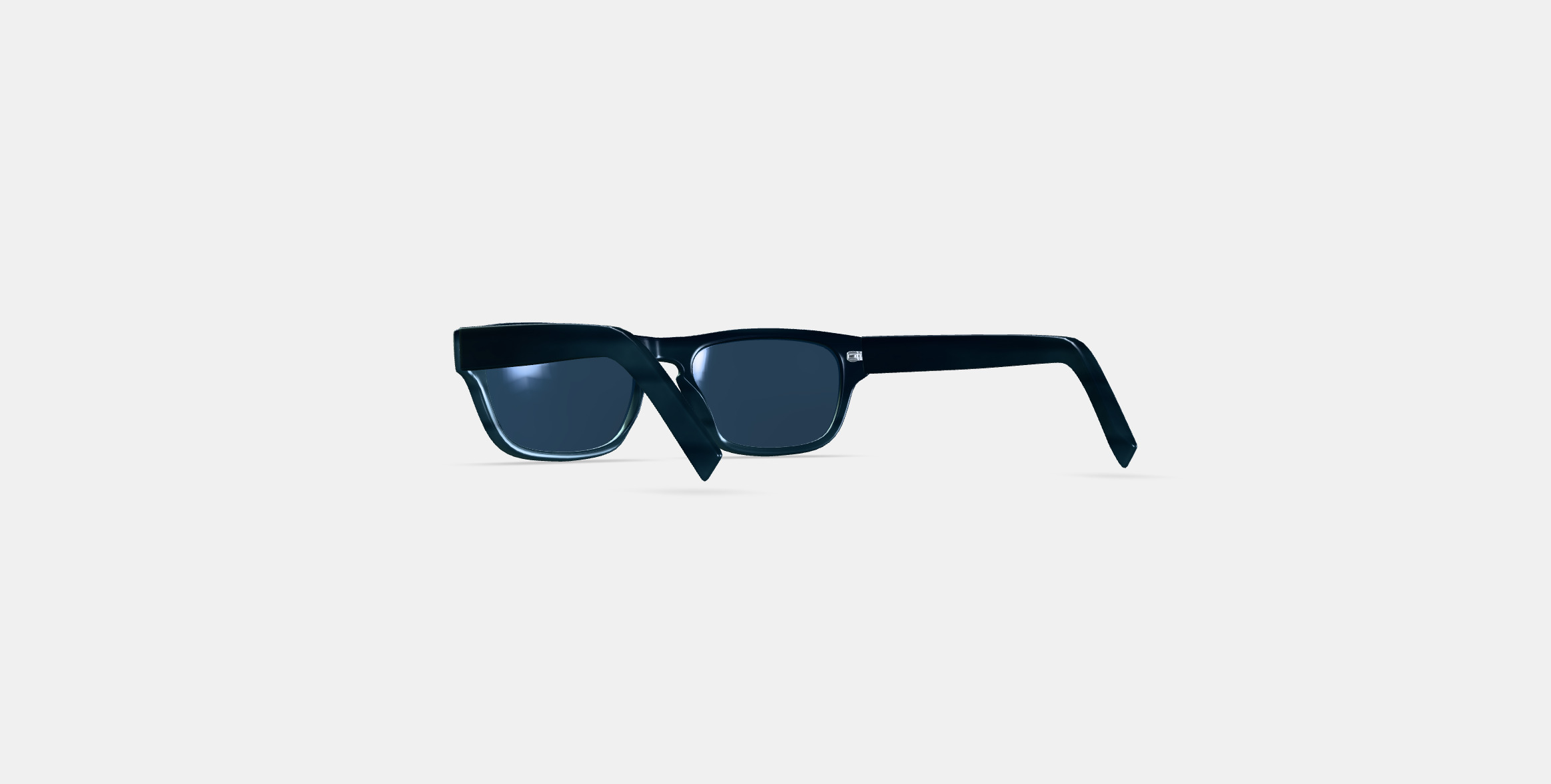 Roosevelt Sunglasses in Striped Pacific 3D model_16