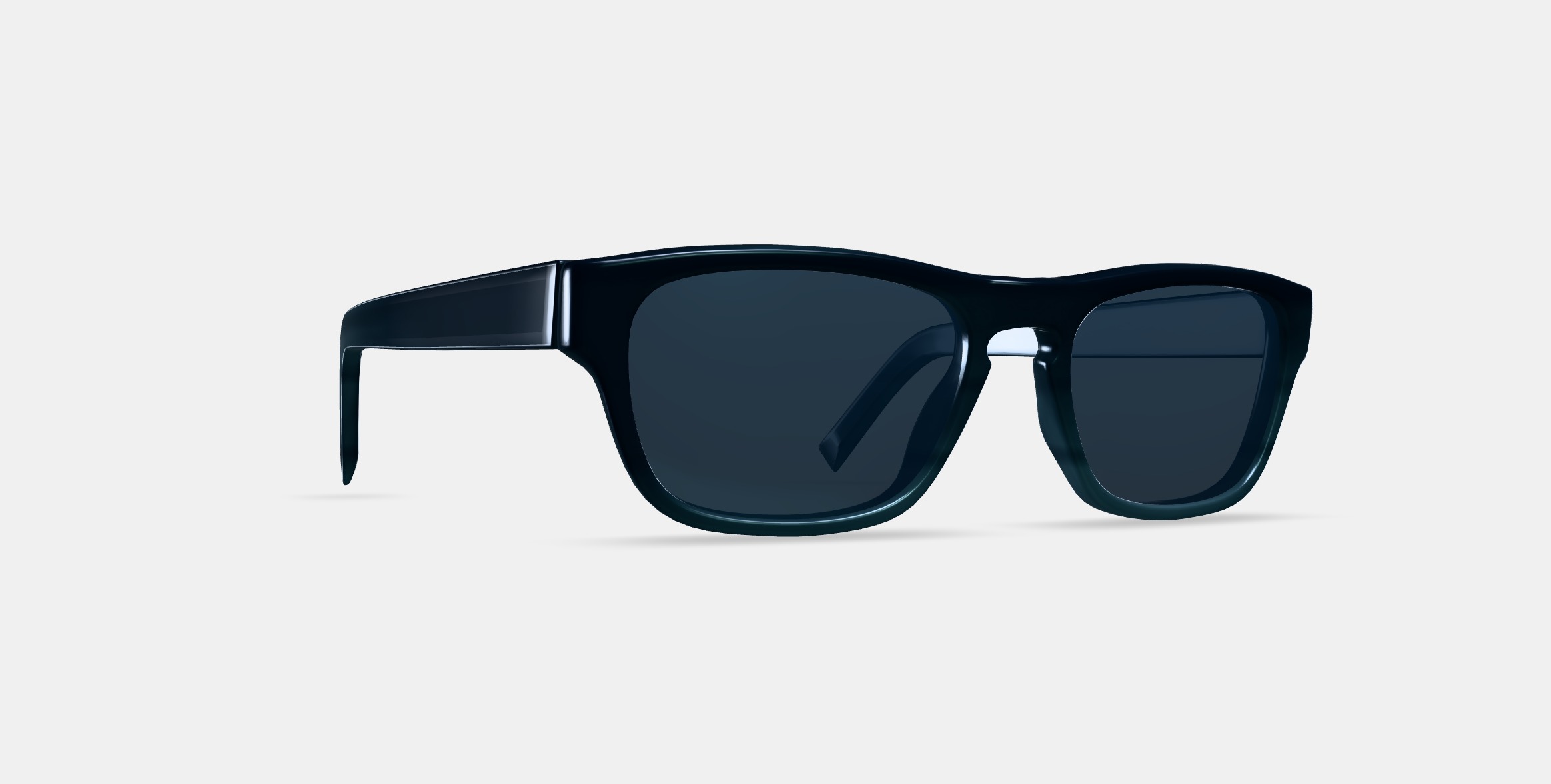 Roosevelt Sunglasses in Striped Pacific 3D model_9