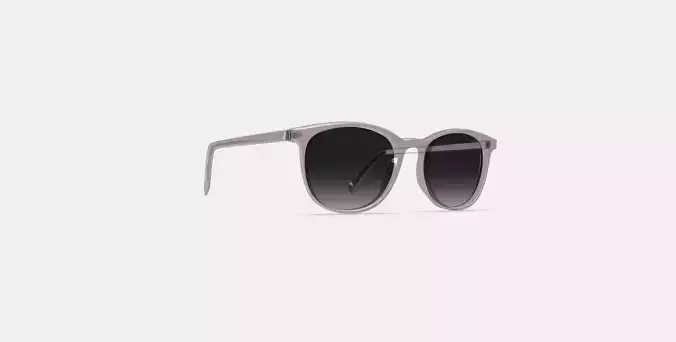Durand Low Bridge Fit Sunglasses in Rose Water