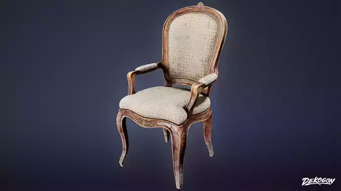 ANEMOIA MANOR - Chair 01 - LOW POLY