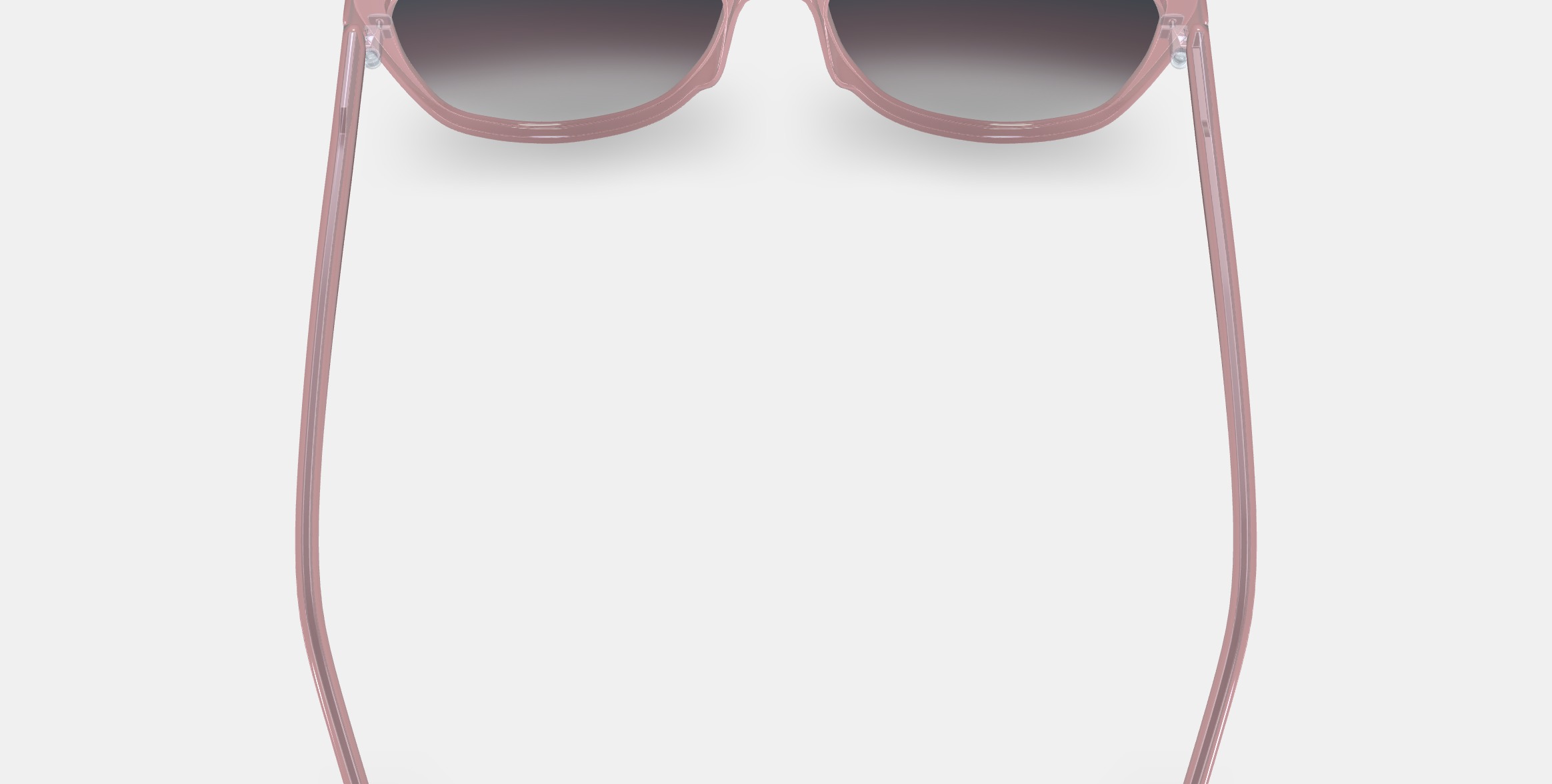 Nancy Low Bridge Fit Sunglasses in Rose Crystal 3D model_5