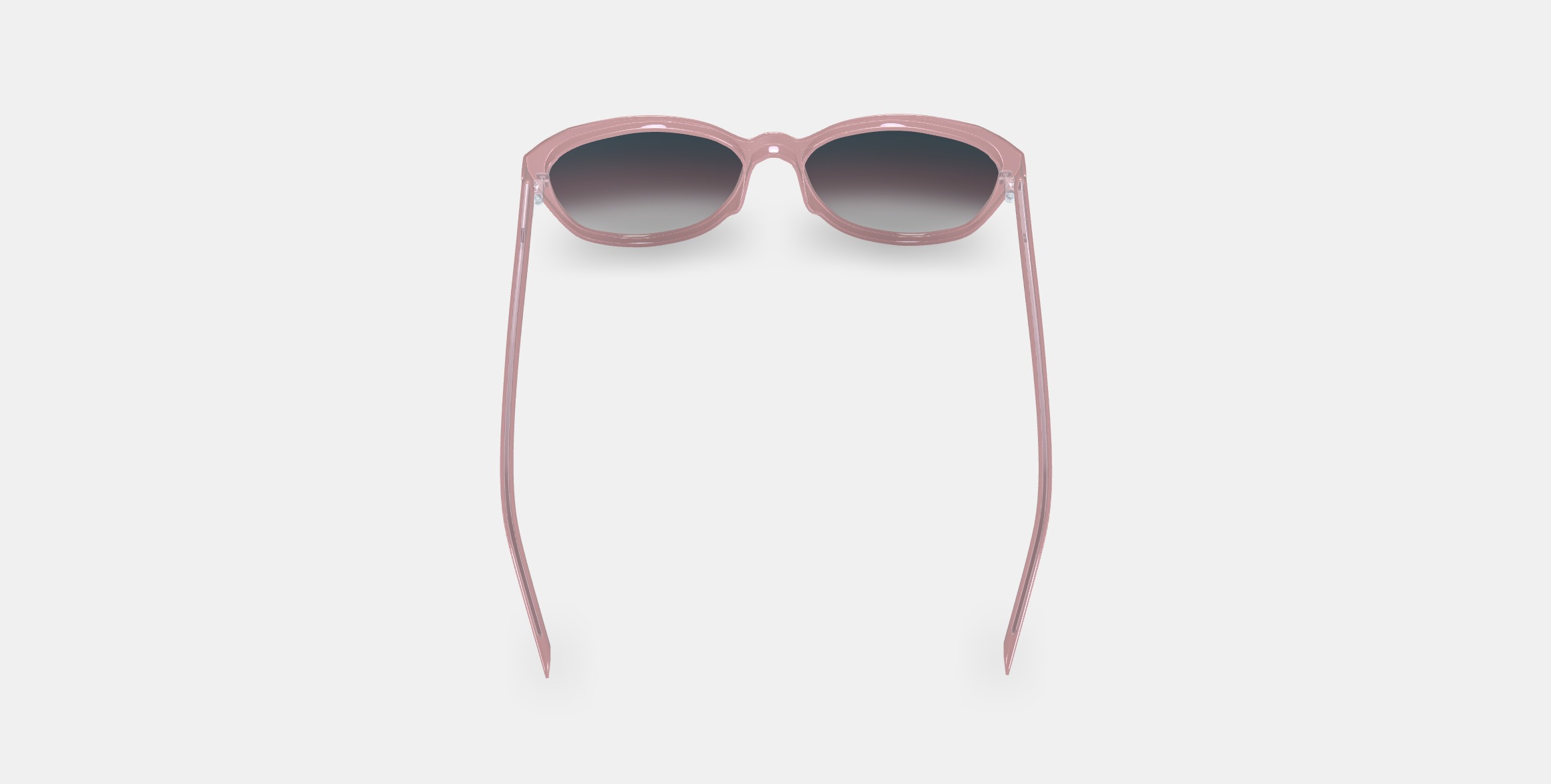 Nancy Low Bridge Fit Sunglasses in Rose Crystal 3D model_2
