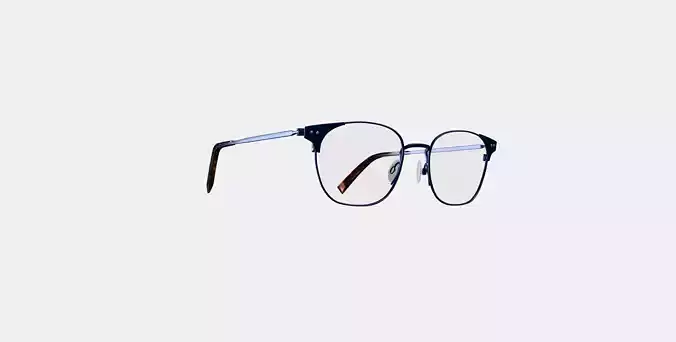 Heyward Eyeglasses in Brushed Navy