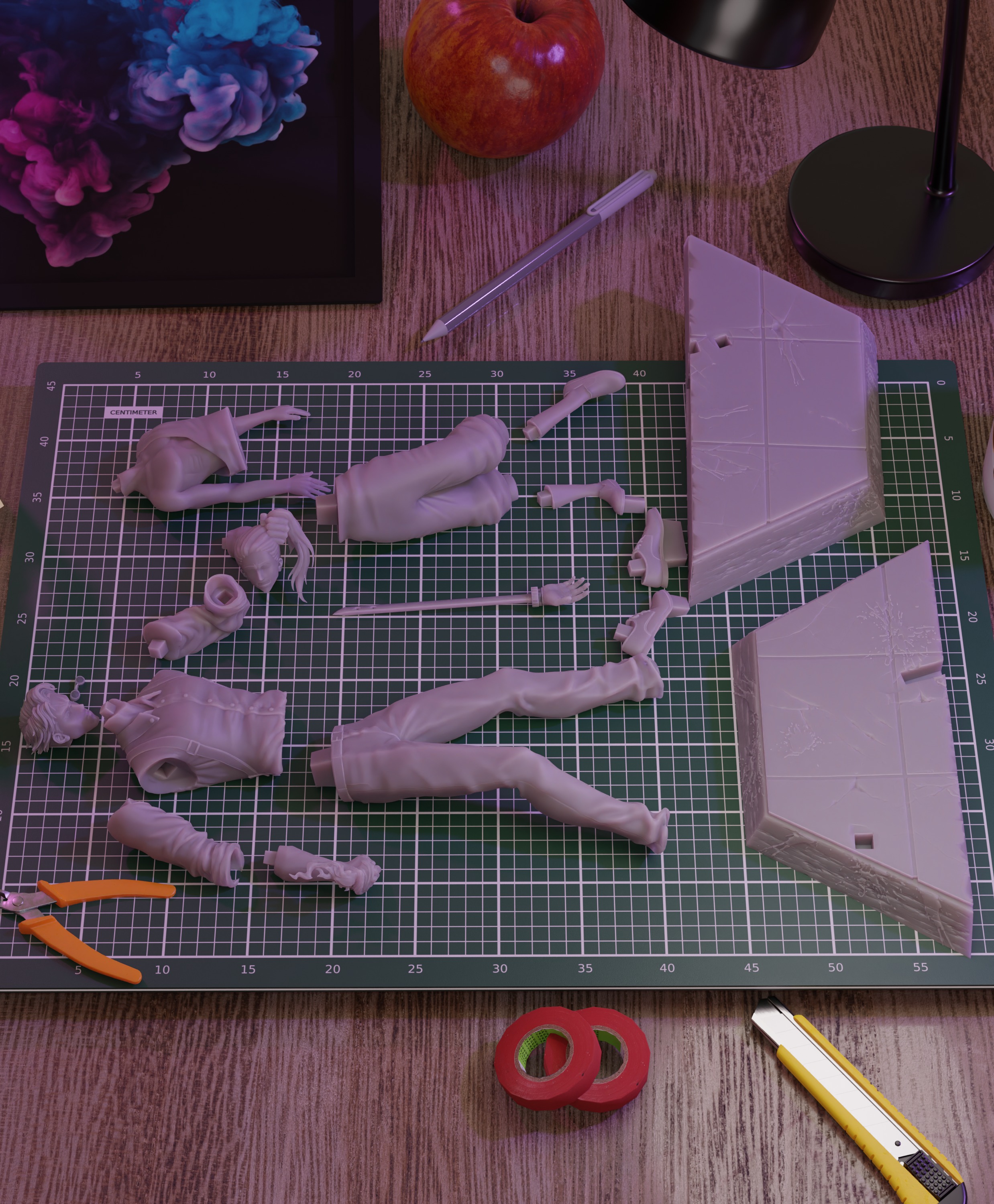 Nanami vs Haruta Shigemo - Jujustu Kaisen 3D print model_9