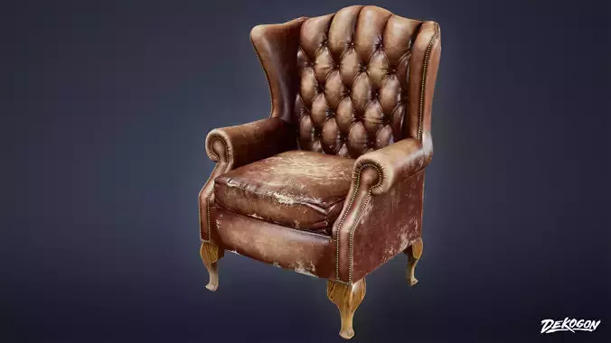 ANEMOIA MANOR - Chair 02 - LOW POLY