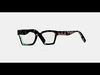 Sonia Eyeglasses in Aventurine Tortoise Fade 3D model_1
