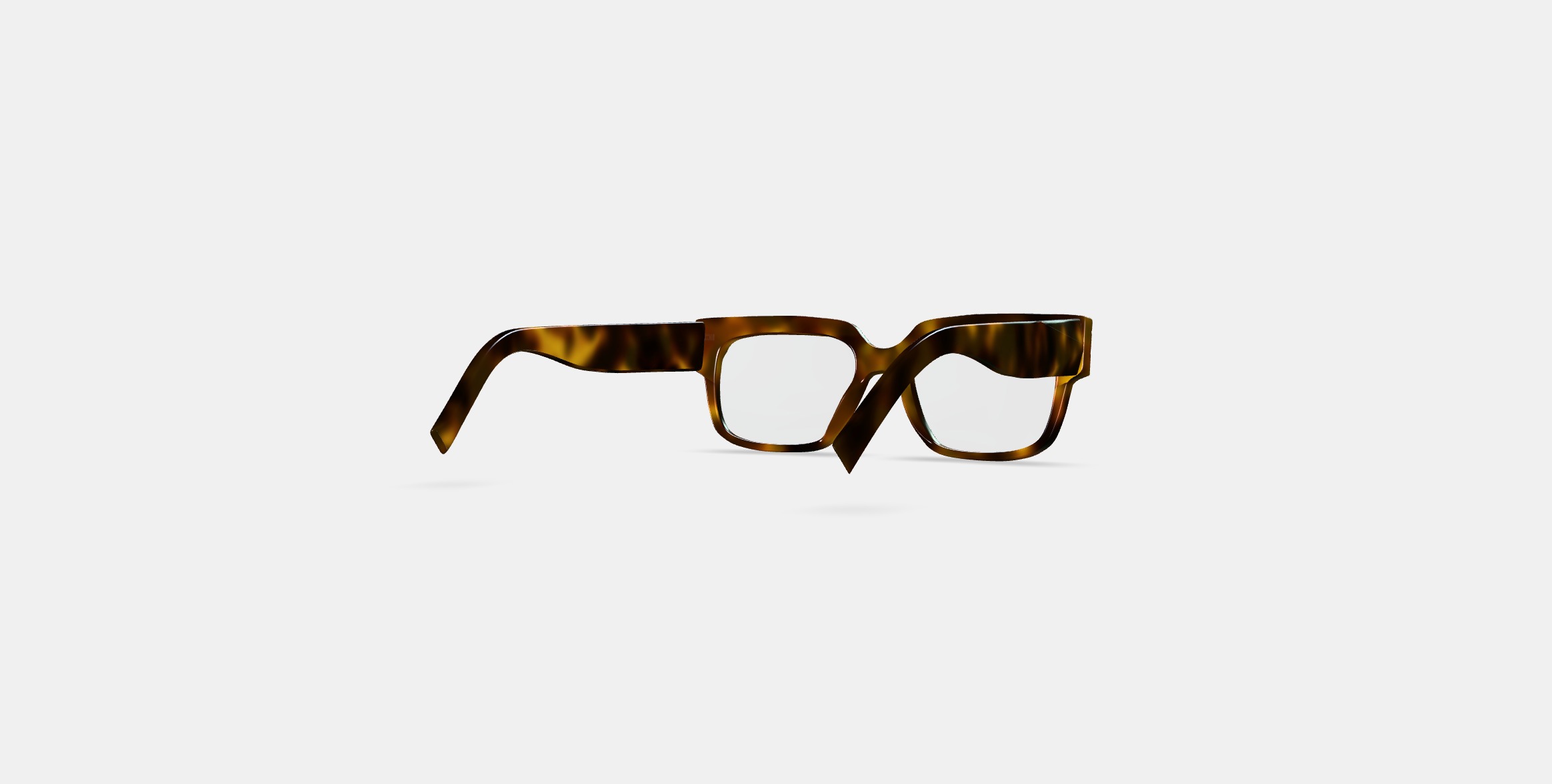 Whitten Eyeglasses in Cognac Tortoise 3D model_4