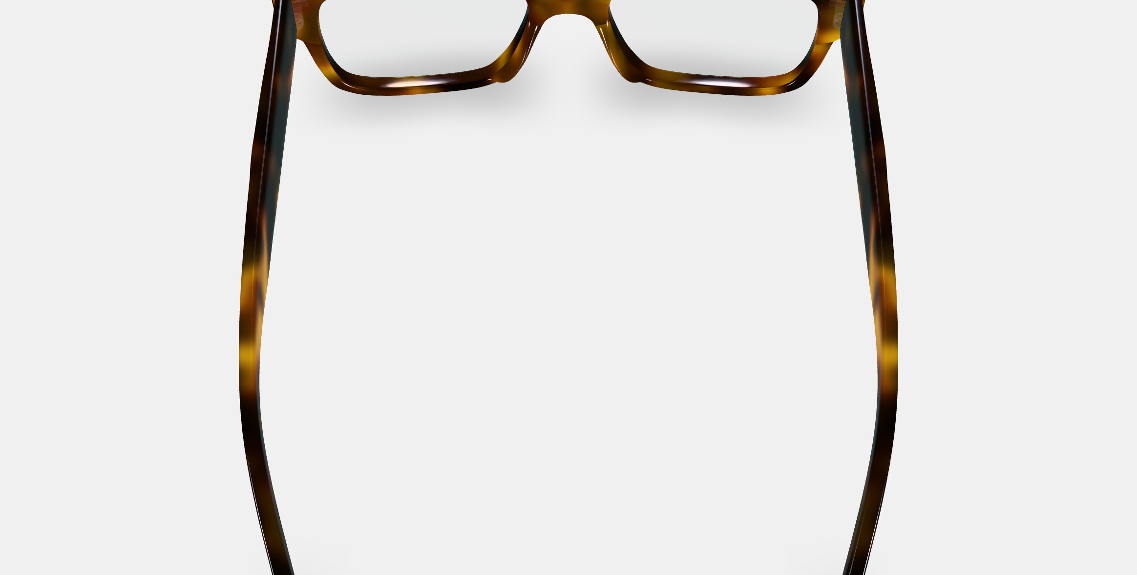 Whitten Eyeglasses in Cognac Tortoise 3D model_2