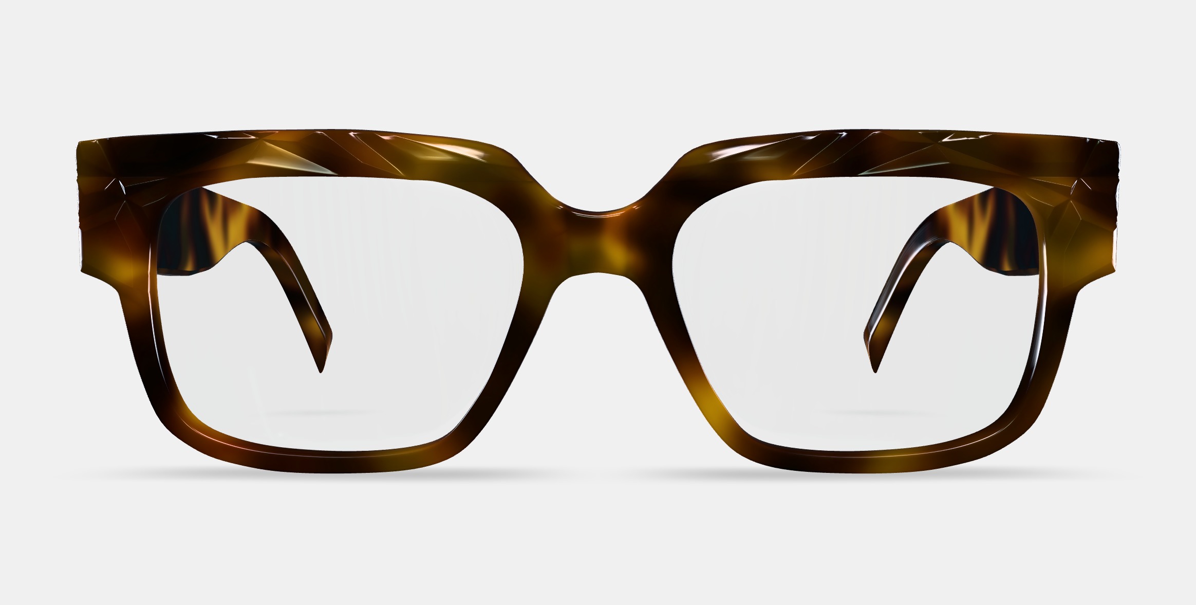 Whitten Eyeglasses in Cognac Tortoise 3D model_11