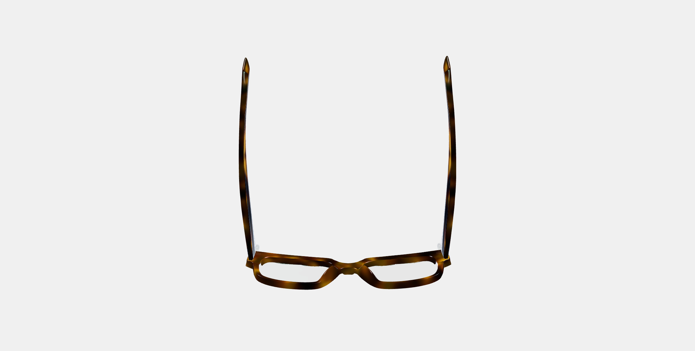 Whitten Eyeglasses in Cognac Tortoise 3D model_7