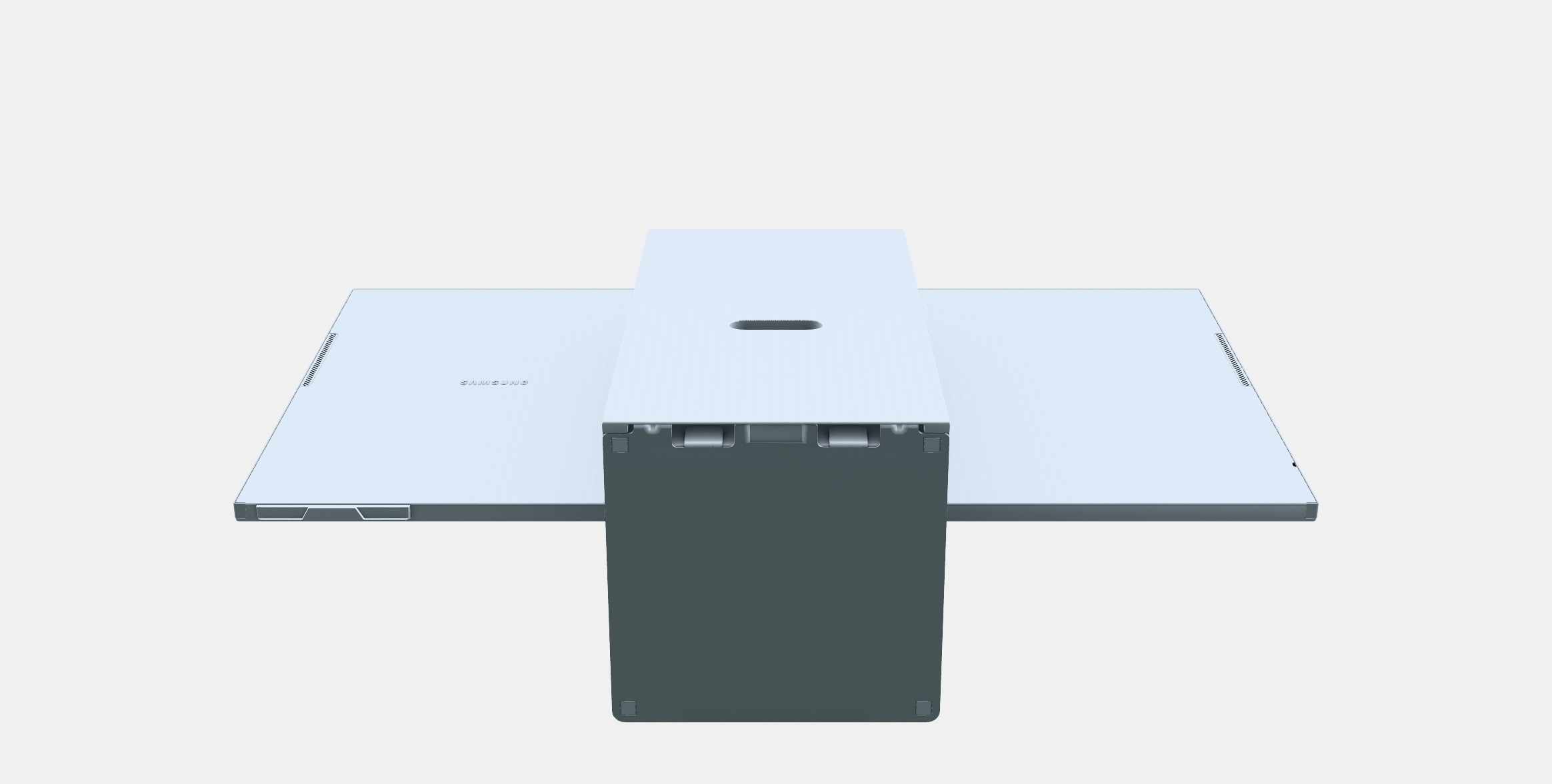 M8 M80C 32-inch 4K 32-inch Smart Display white color 3D model_7