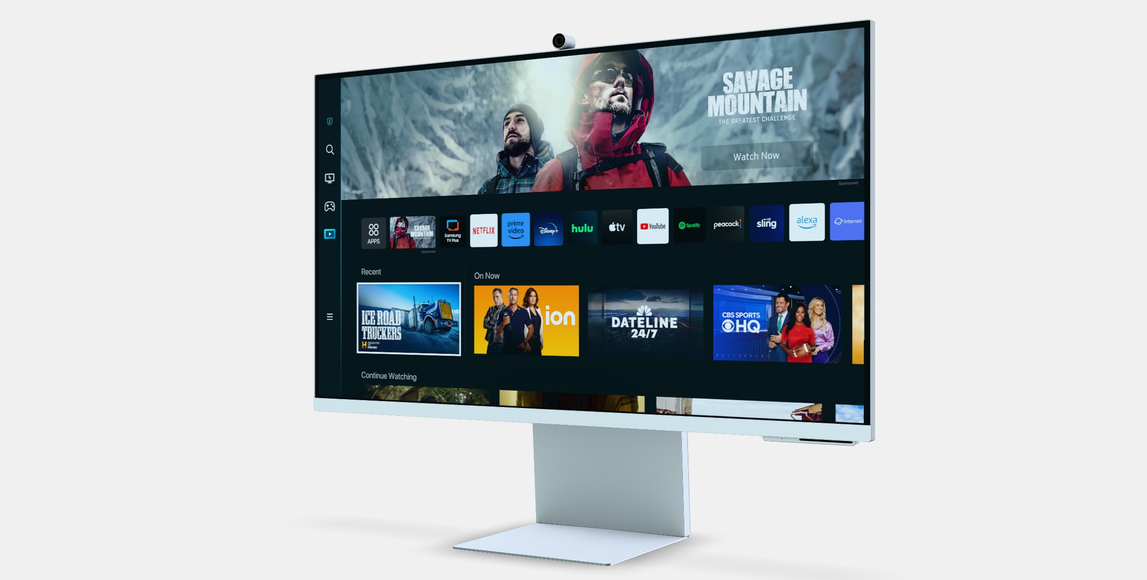 M8 M80C 32-inch 4K 32-inch Smart Display white color 3D model_16