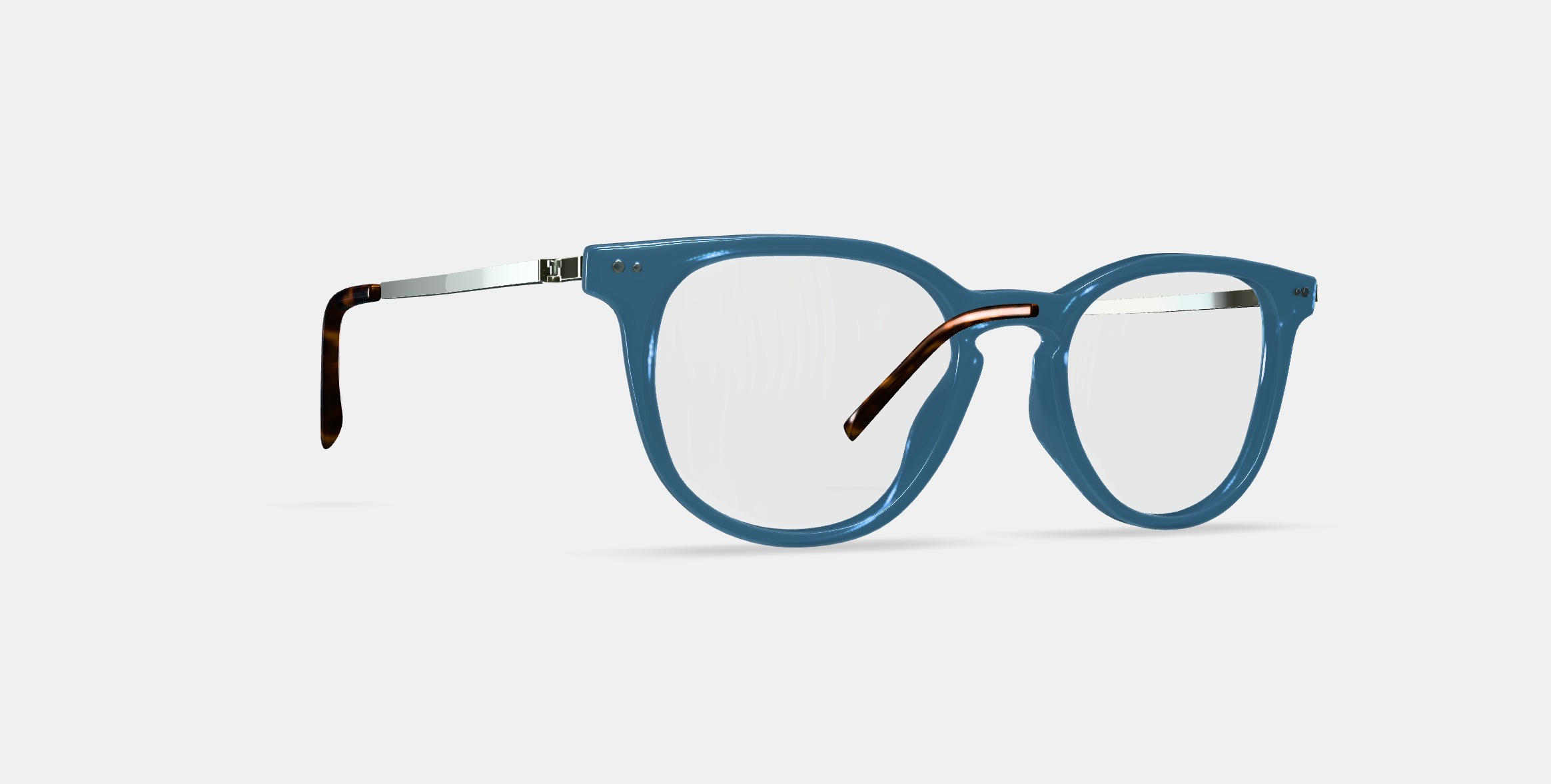 Kian Eyeglasses in Laguna Crystal with Riesling 3D model_9