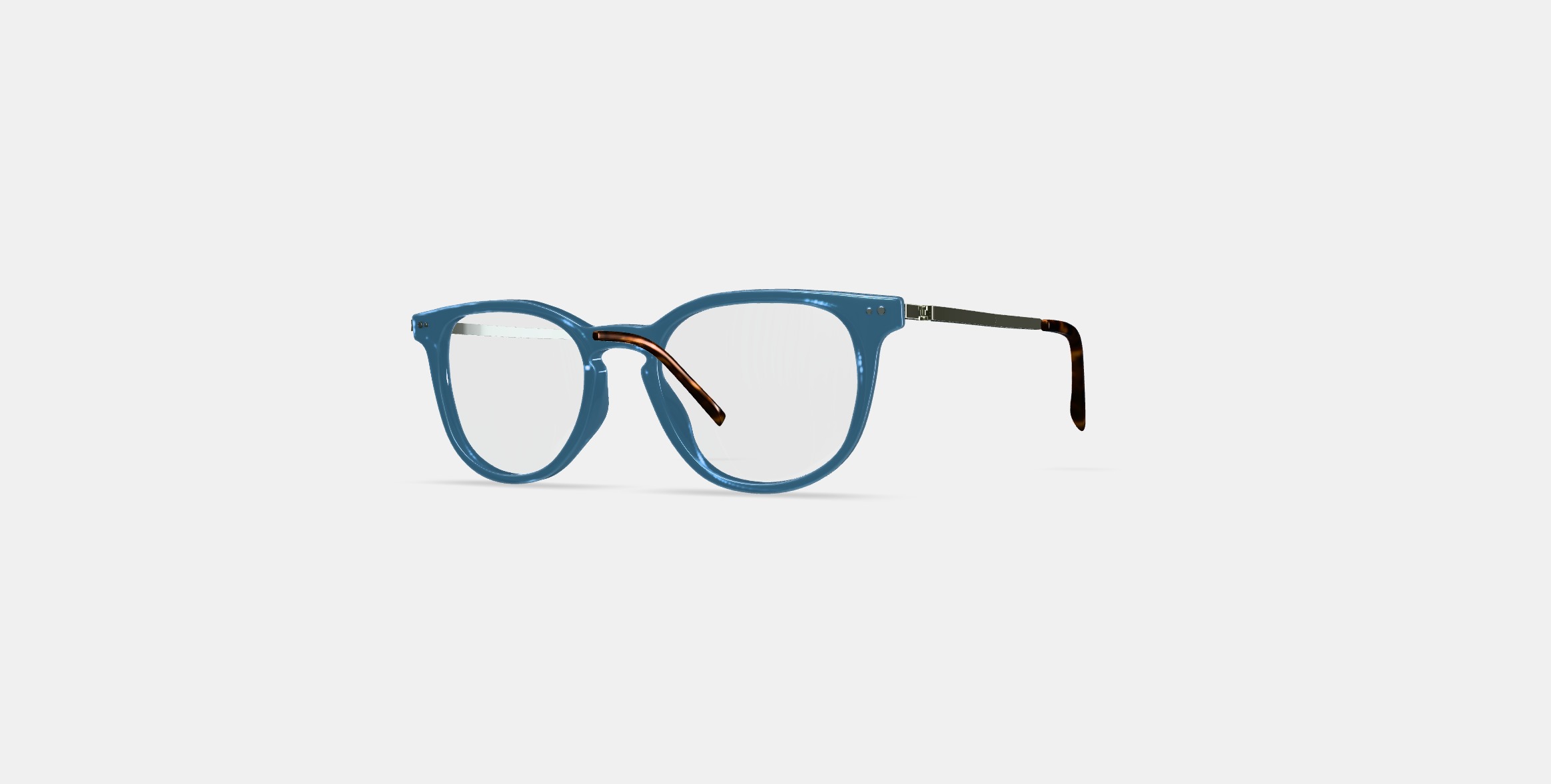 Kian Eyeglasses in Laguna Crystal with Riesling 3D model_12