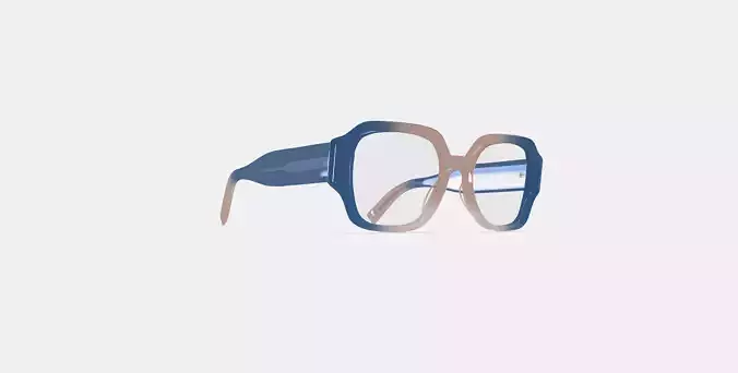 Gilda Eyeglasses in Lido Crystal Fade 3D model