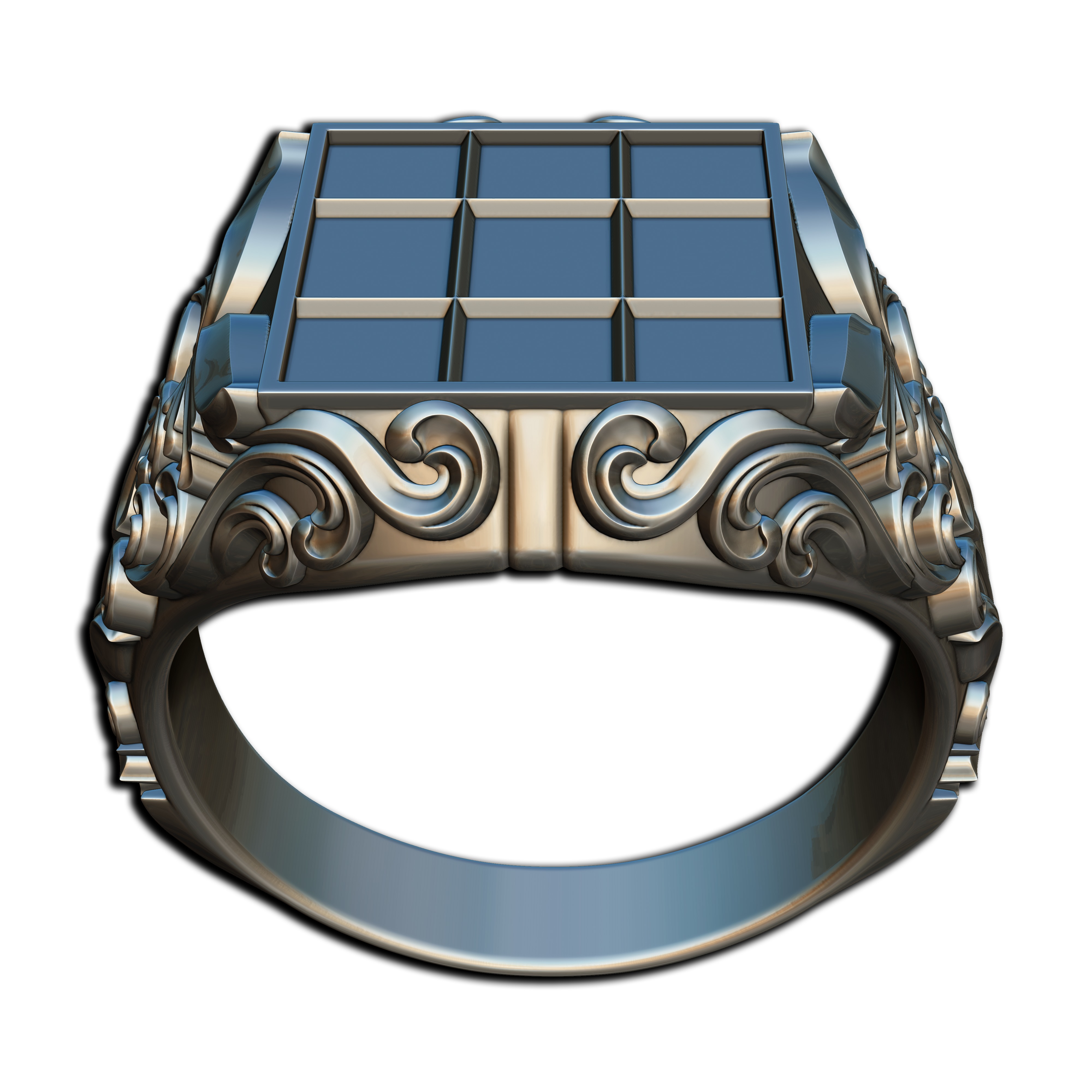 Carving Ring 3D print model_6