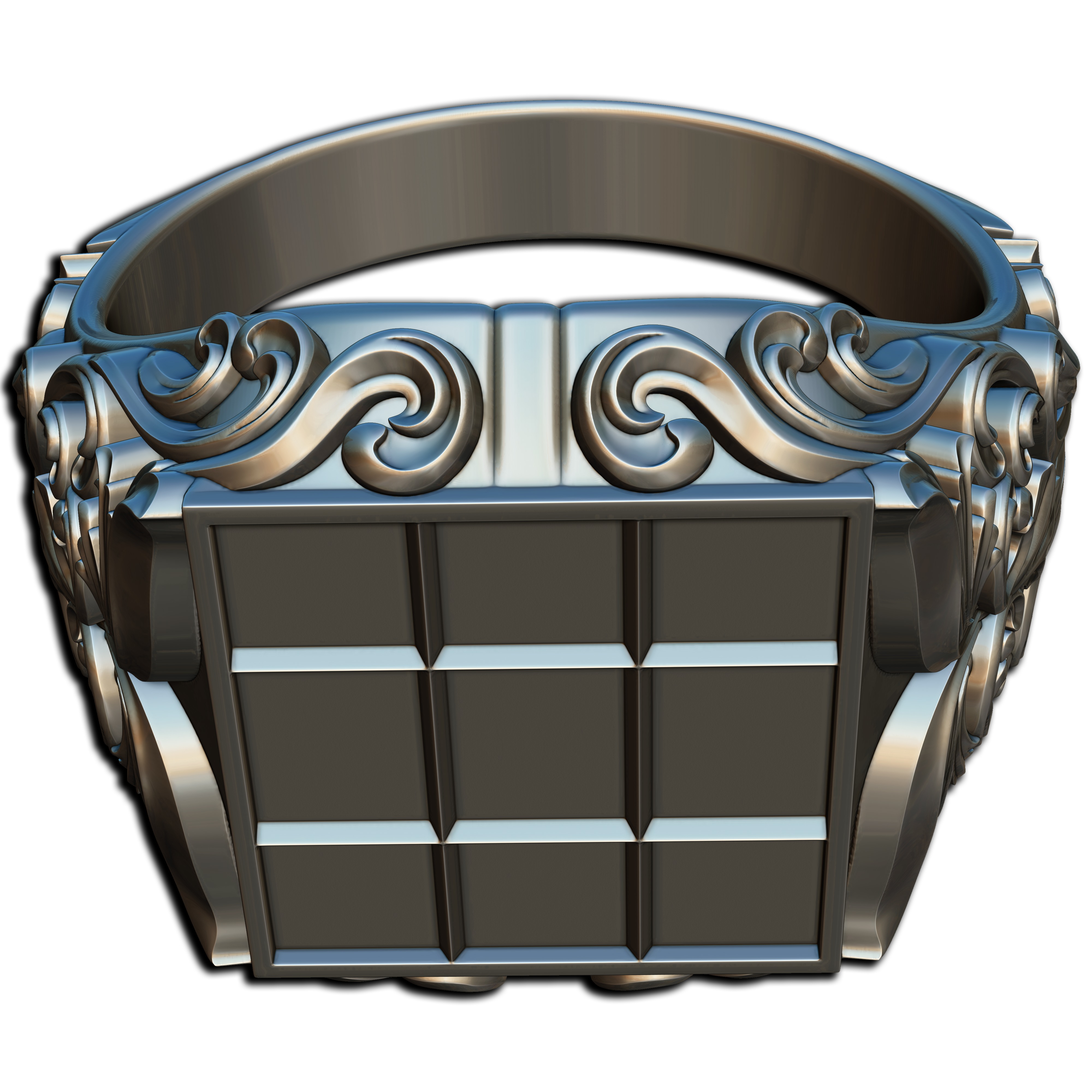 Carving Ring 3D print model_5