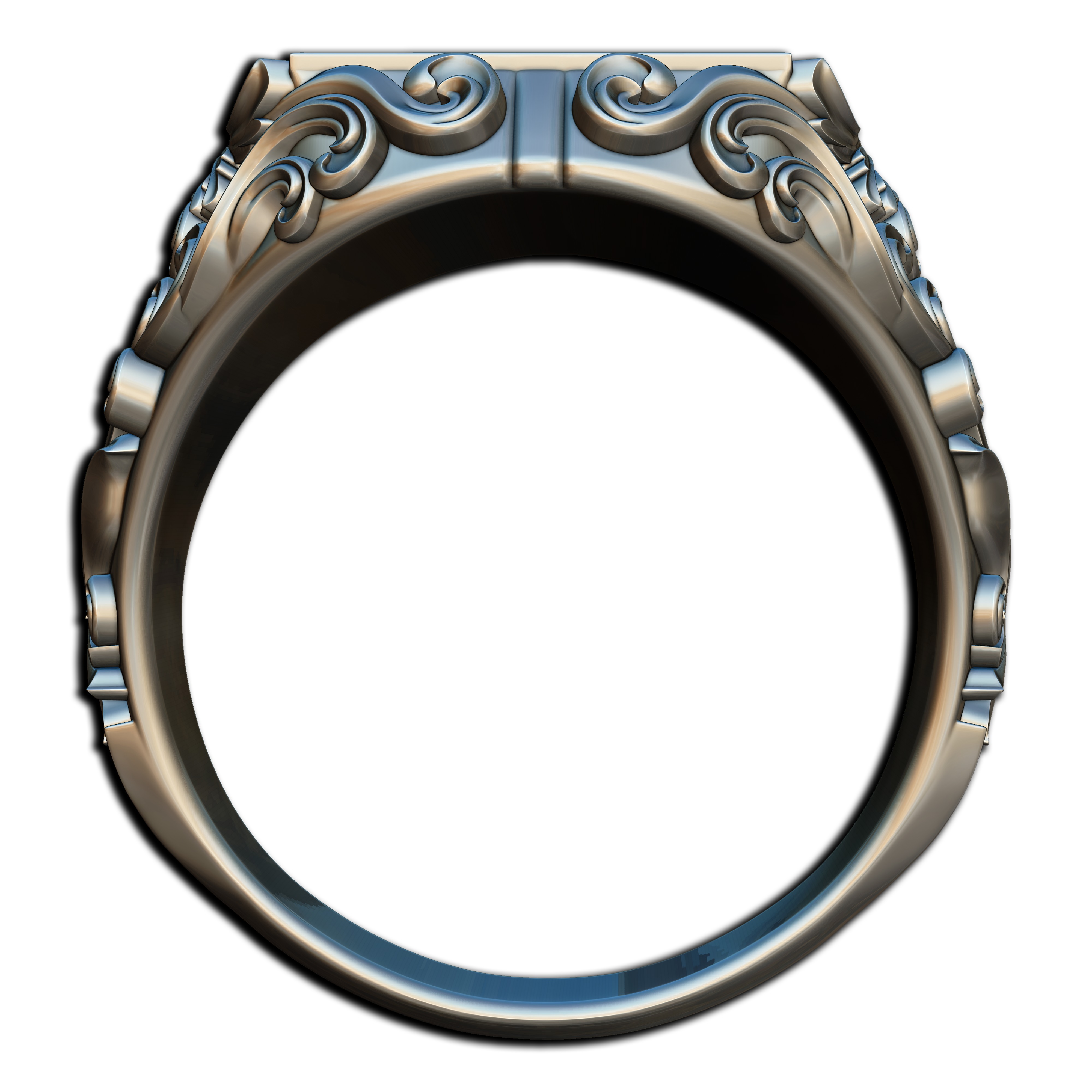 Carving Ring 3D print model_4