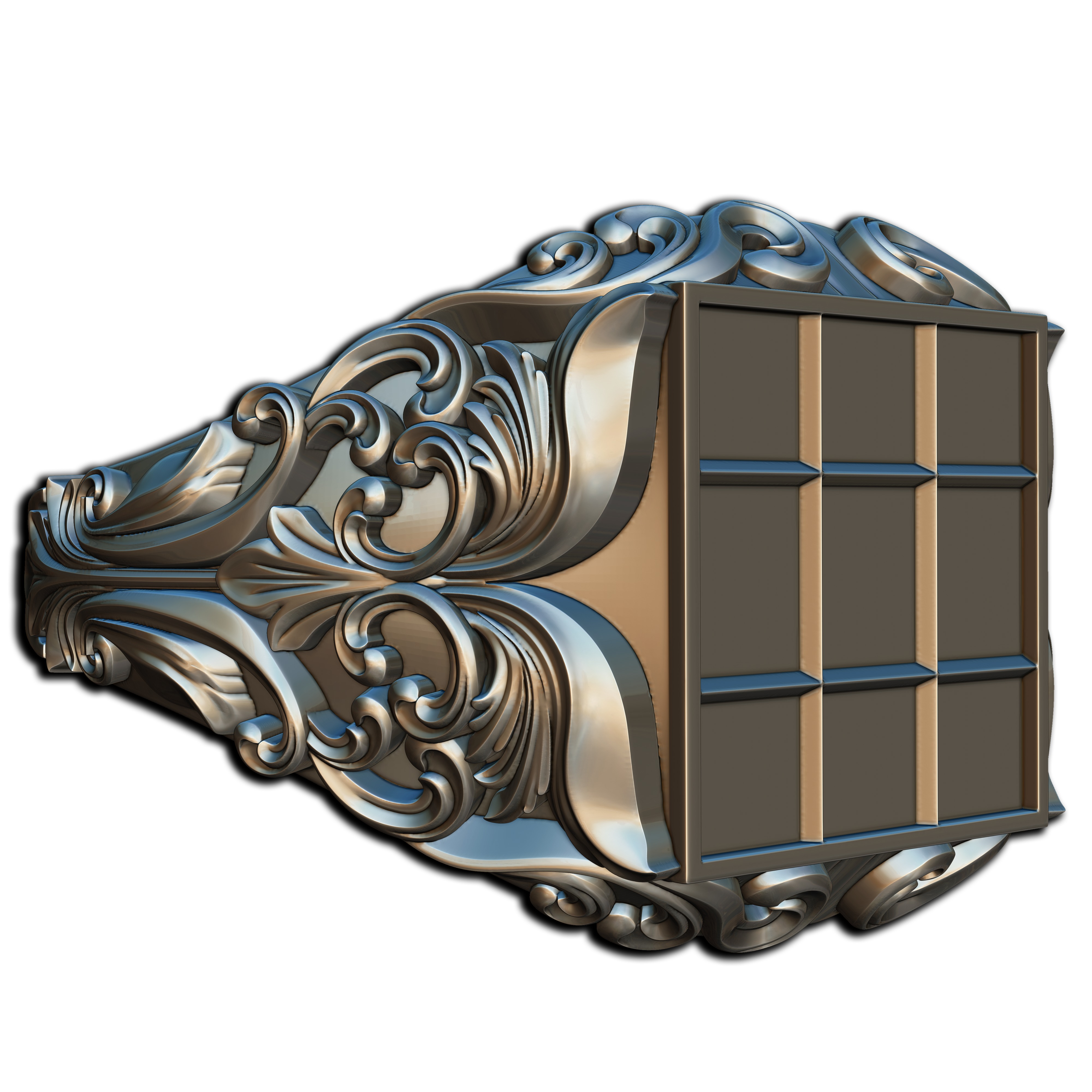 Carving Ring 3D print model_2