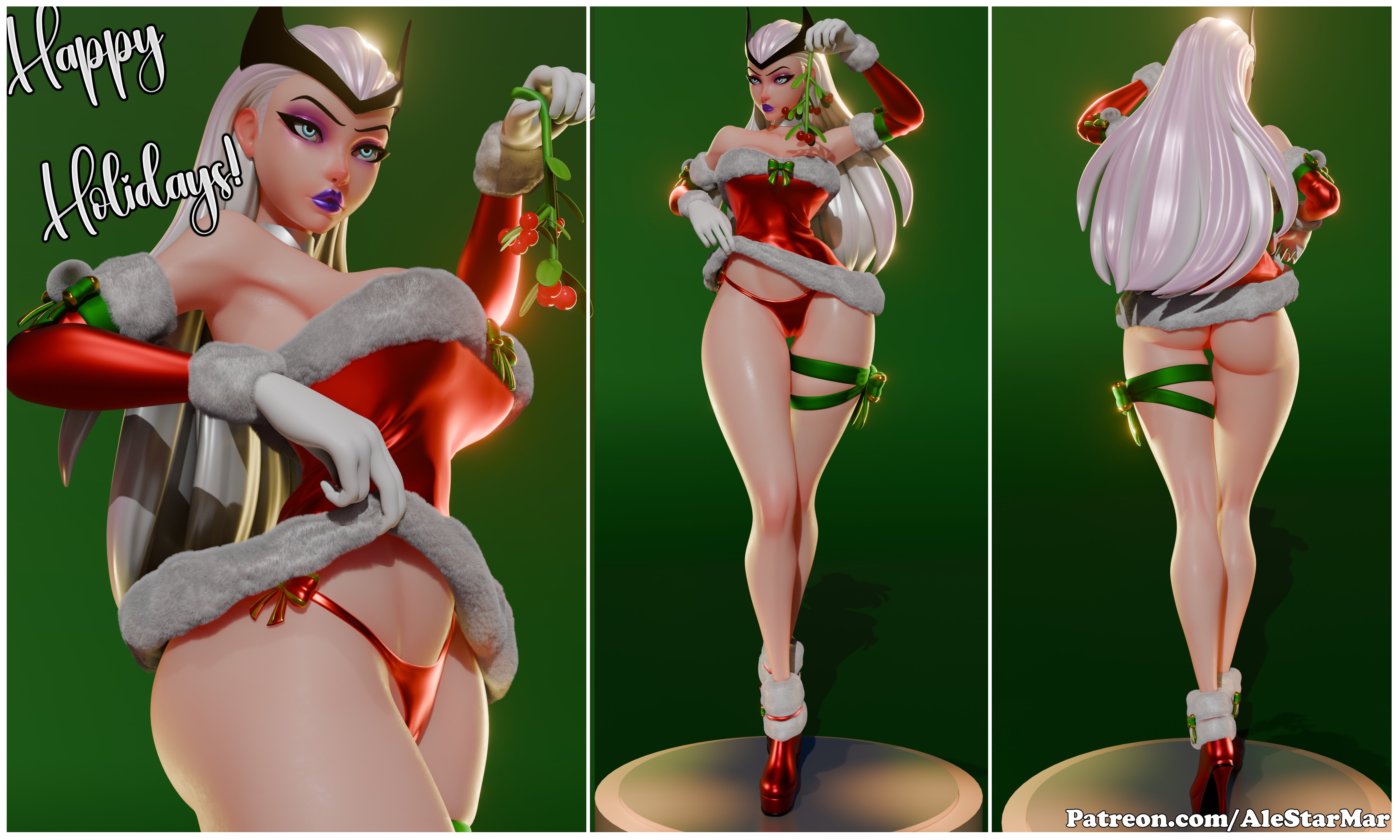 Charmcaster - Christmas Version  3D model_1