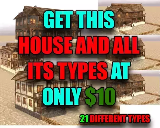 Comprehensive Low Poly Medieval Architecture Asset Collection Low-poly 3D model