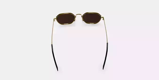 Keiko Sunglasses in Polished Gold