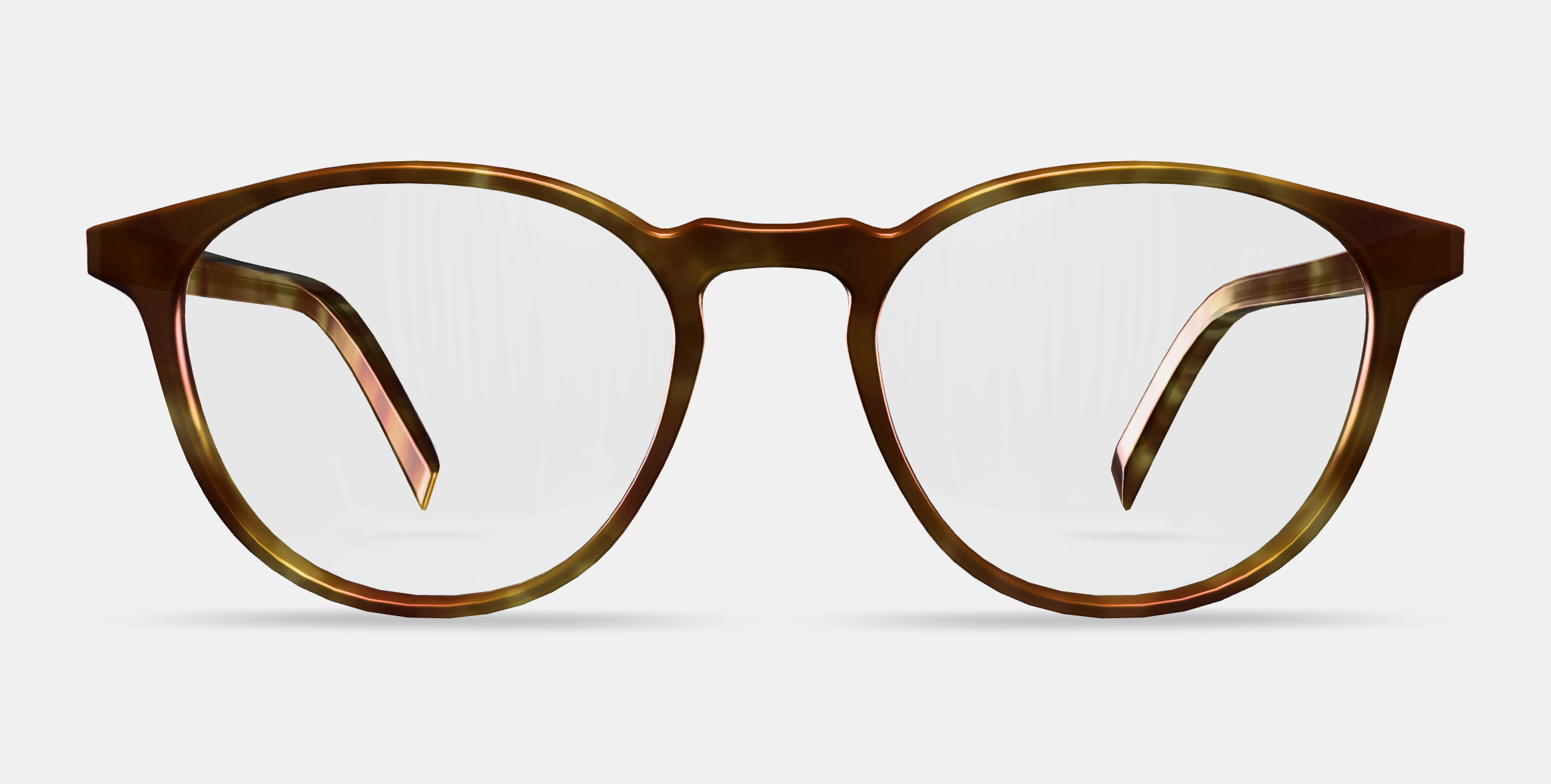 Butler Eyeglasses in Butterscotch Tortoise 3D model_12