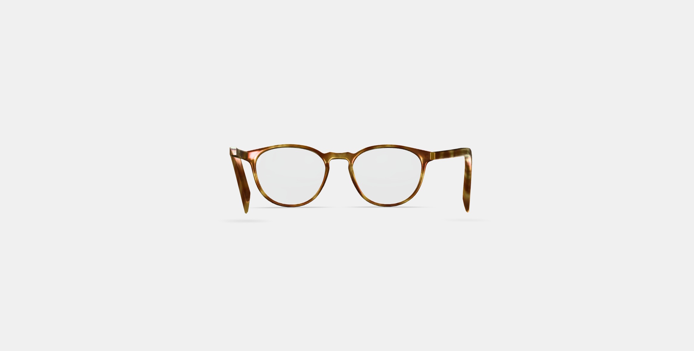 Butler Eyeglasses in Butterscotch Tortoise 3D model_14