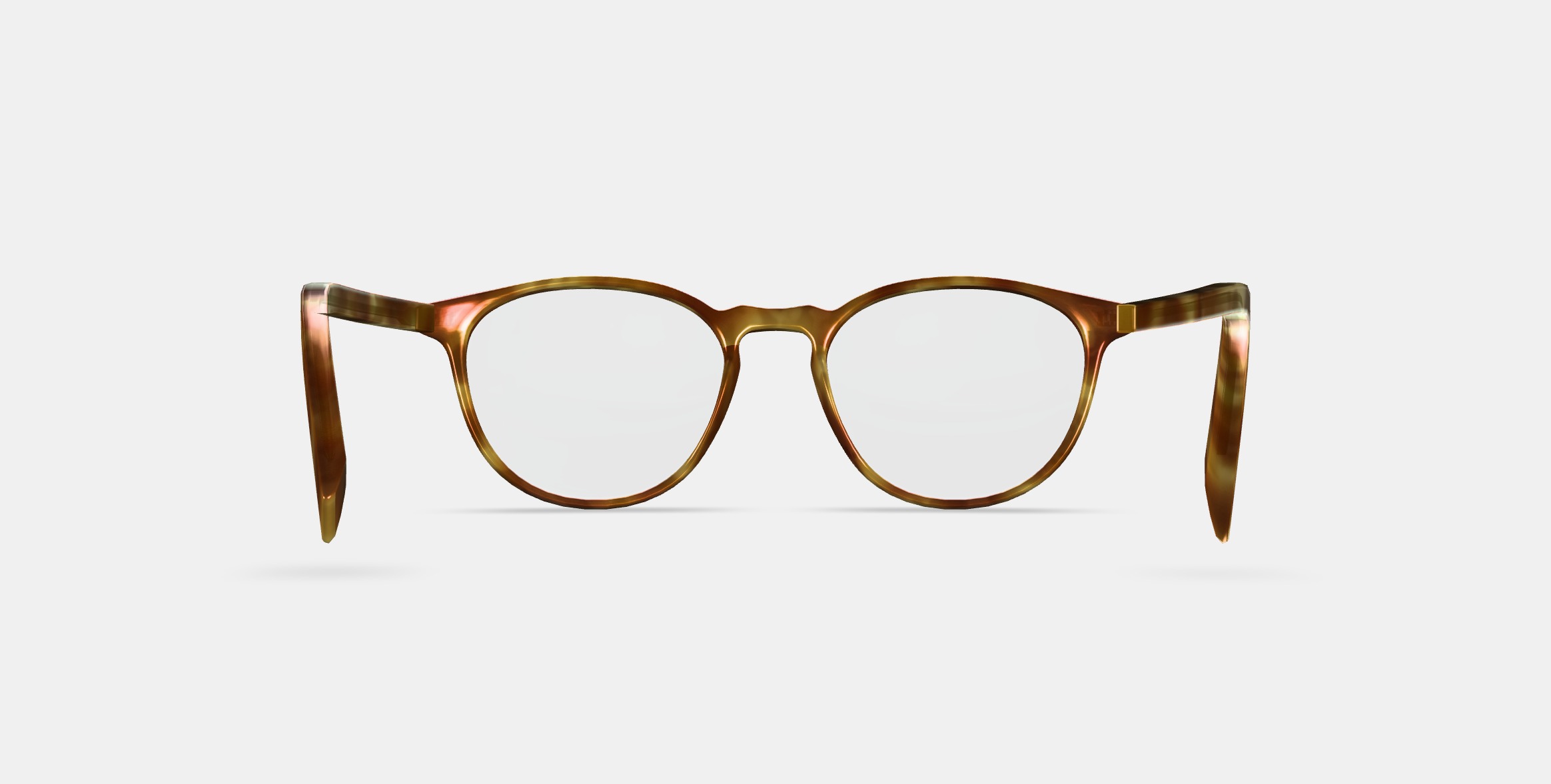 Butler Eyeglasses in Butterscotch Tortoise 3D model_15
