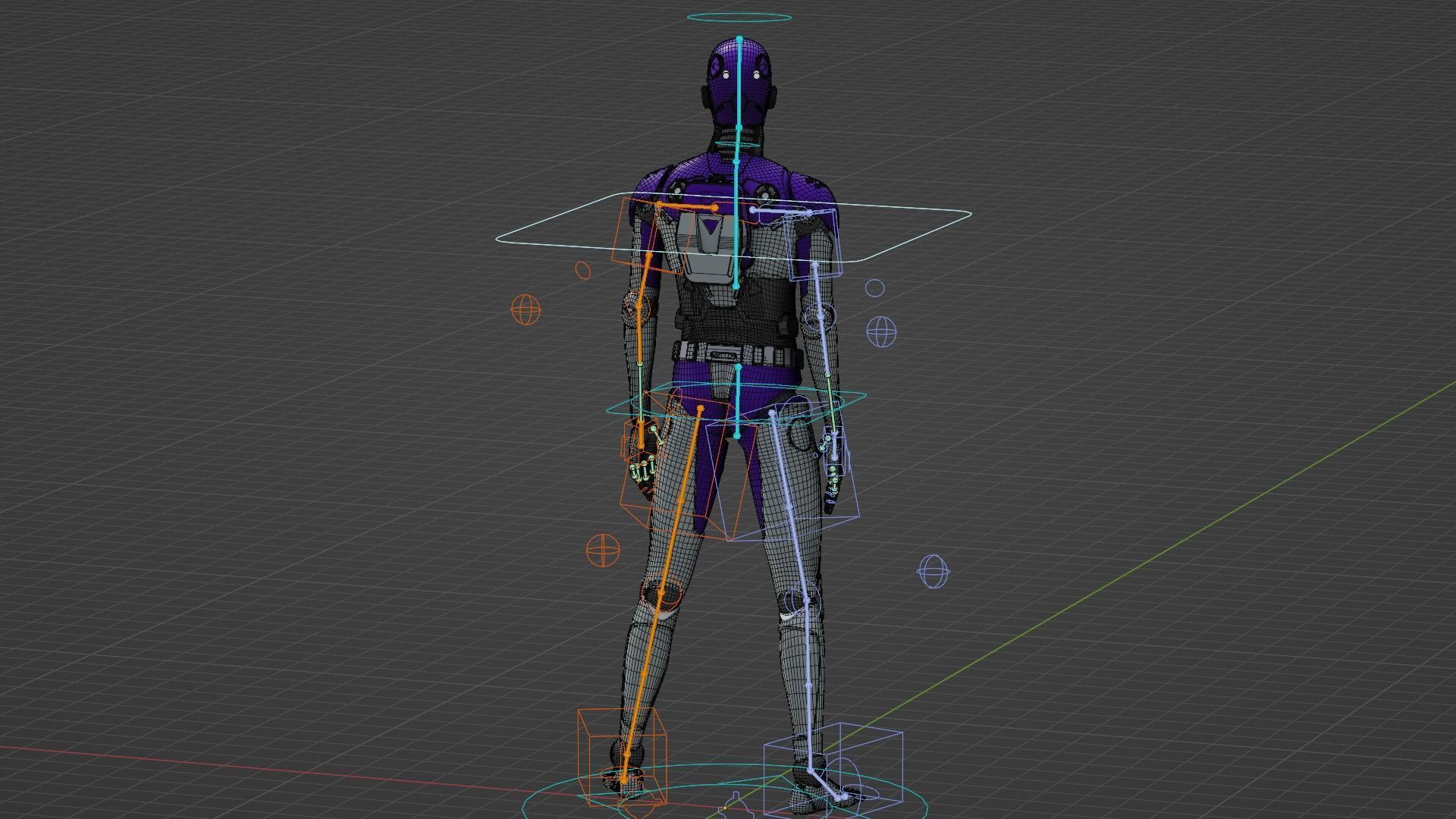 HUMANOID ORPHEUS-J  Rigged for Unreal Engine - Unity - MIXAMO 3D model_38