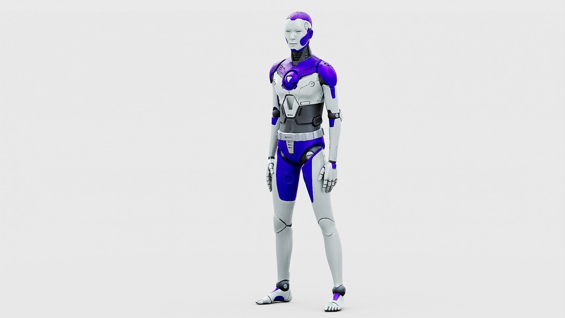 HUMANOID ORPHEUS-J  Rigged for Unreal Engine - Unity - MIXAMO 3D model_22