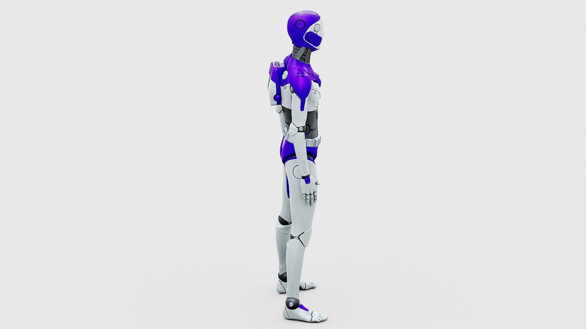 HUMANOID ORPHEUS-J  Rigged for Unreal Engine - Unity - MIXAMO 3D model_11